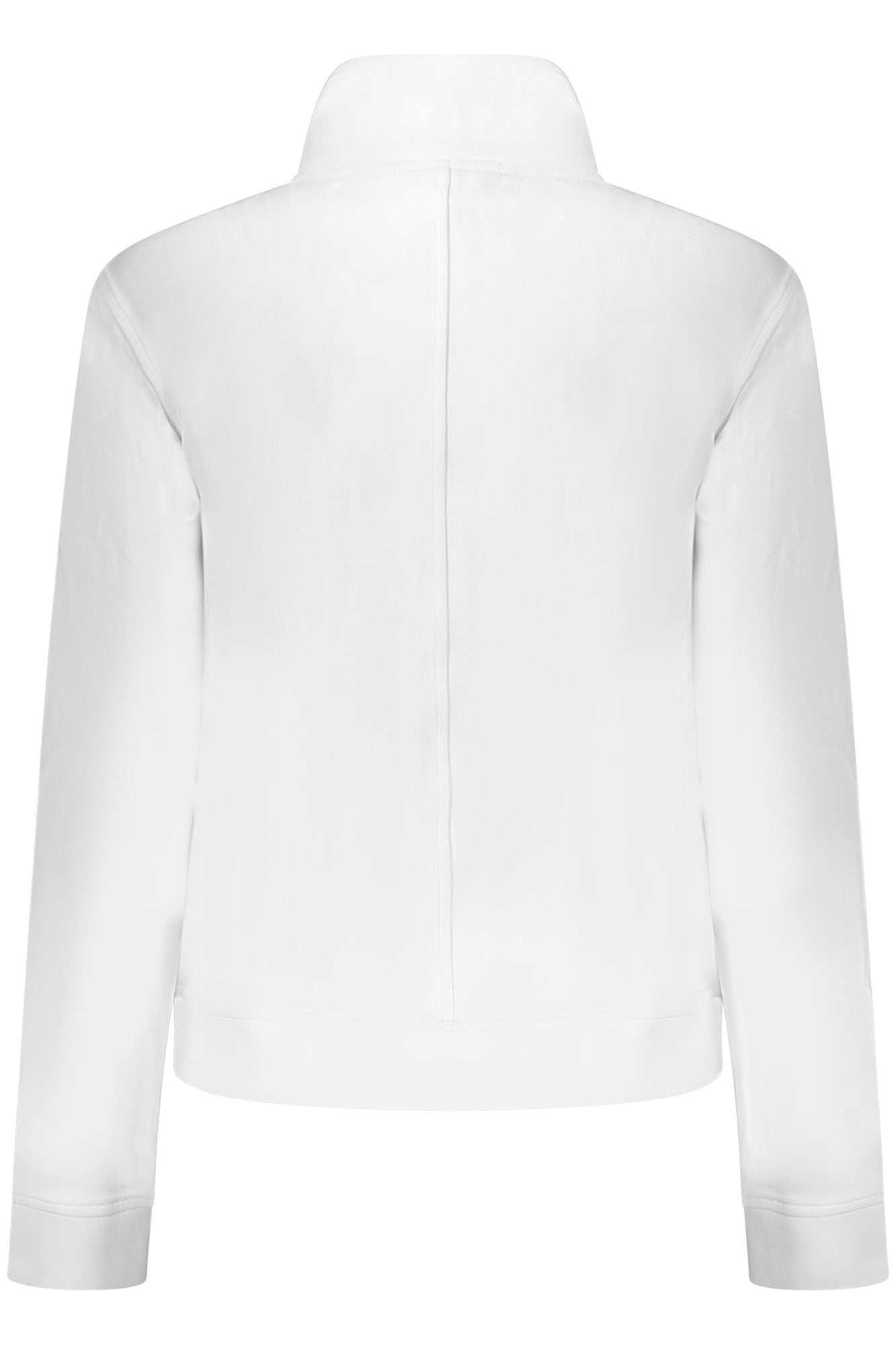 SUDADERA BLANCA CON CREMALLERA K-WAY PARA MUJER 