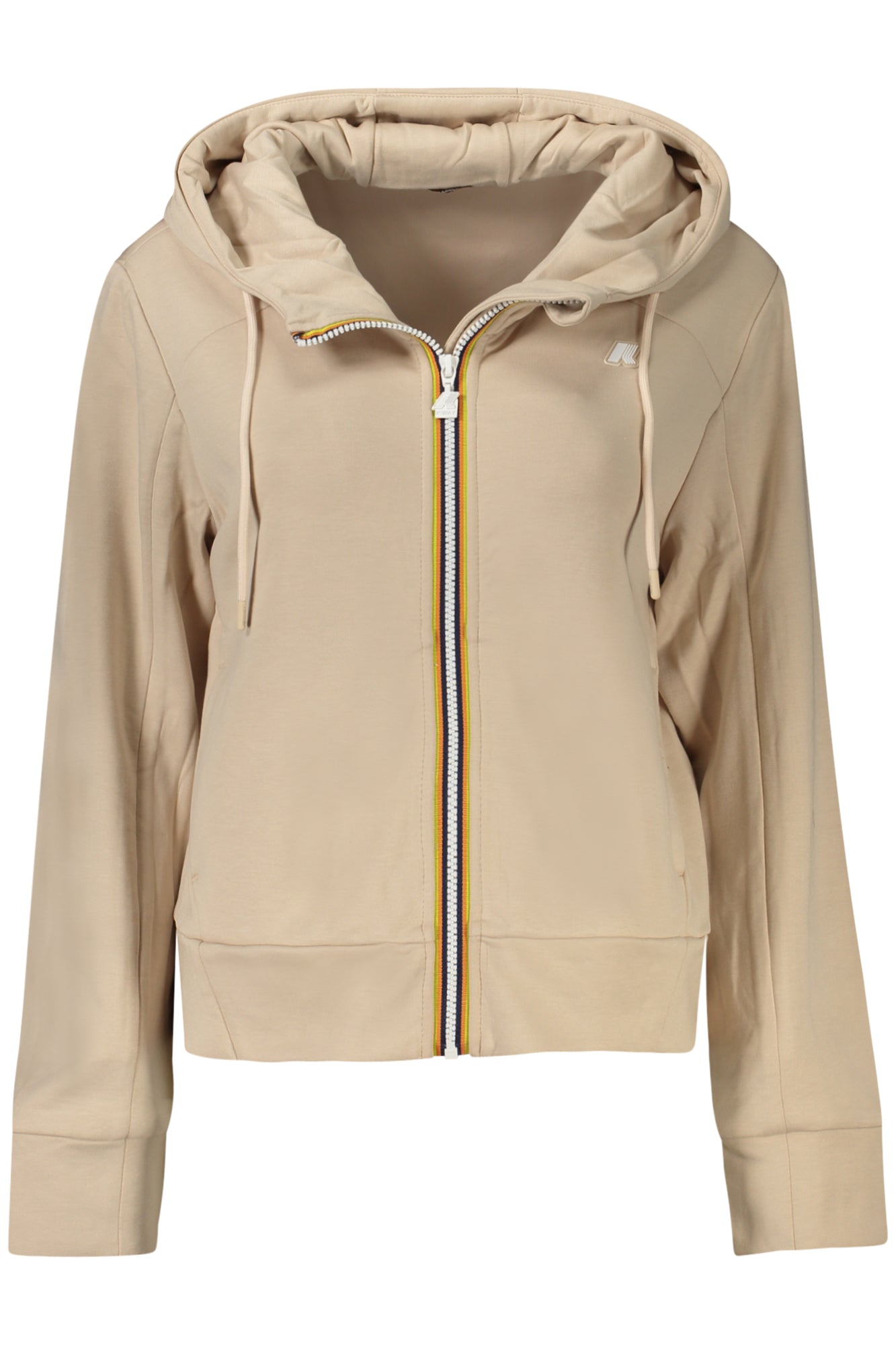 SUDADERA ROSA CON CREMALLERA K-WAY PARA MUJER 