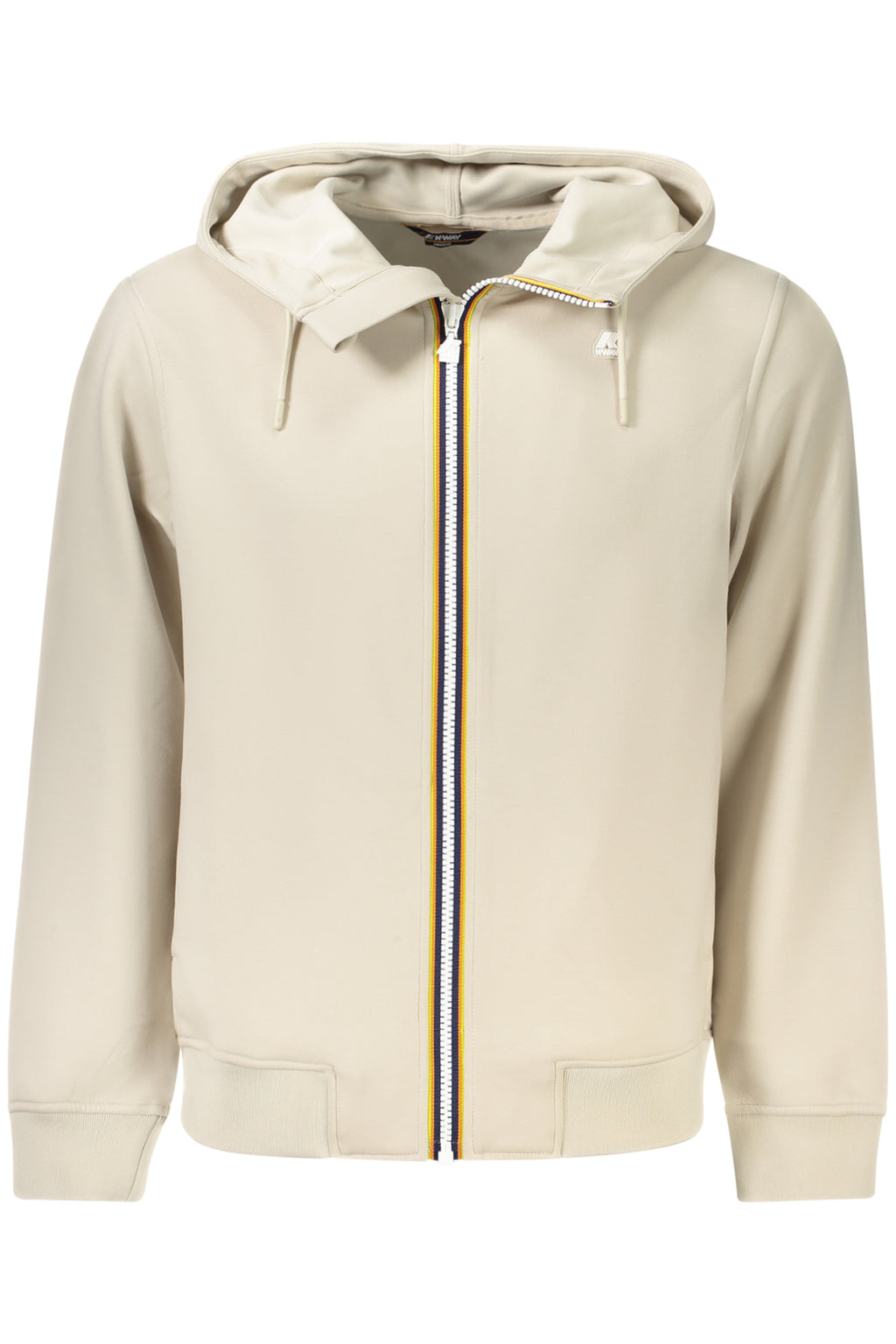 K-WAY FELPA CON ZIP UOMO BEIGE
