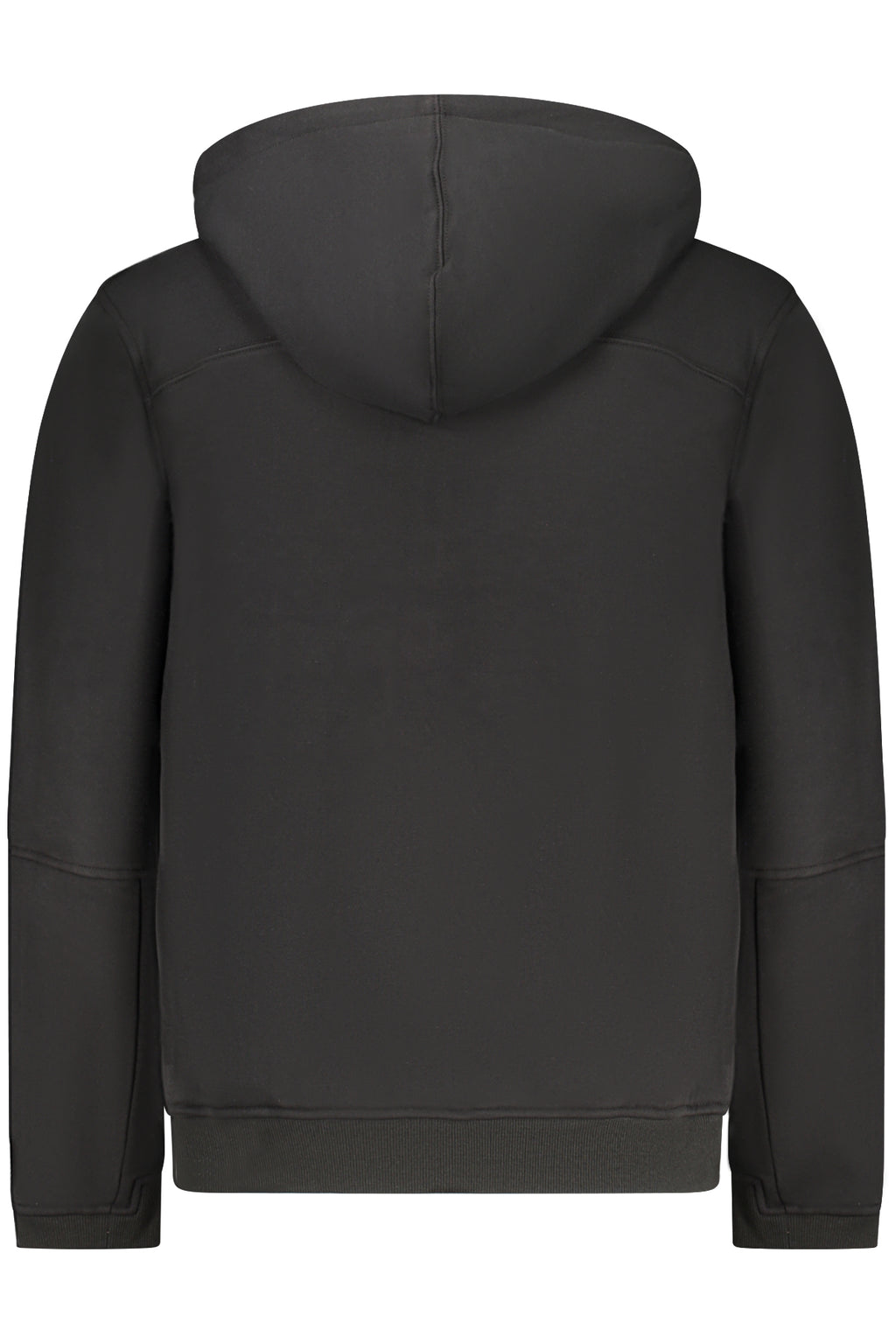 K-WAY MEN'S BLACK ZIP-UP SWEATSHIRT 