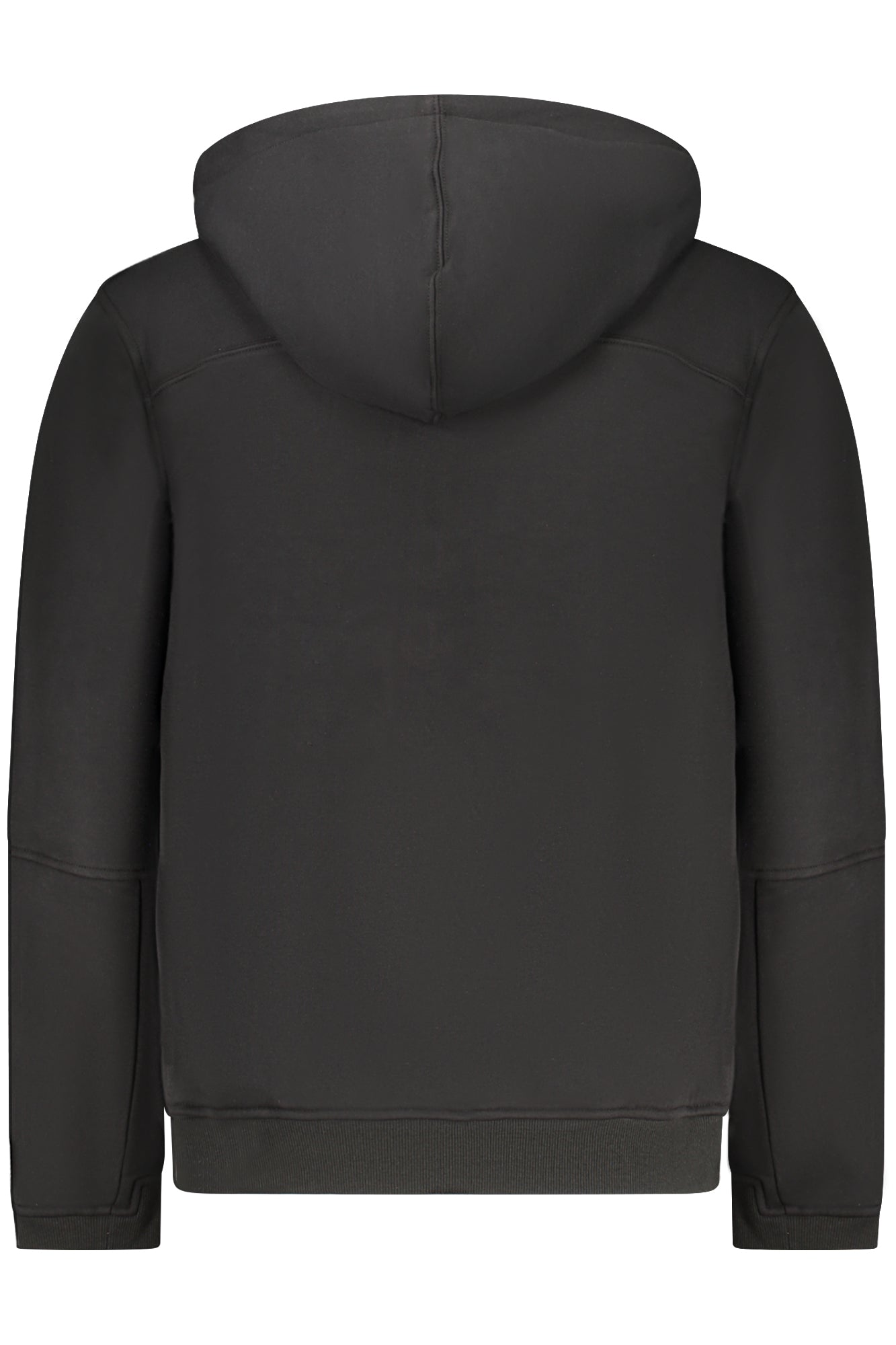 K-WAY MEN'S BLACK ZIP-UP SWEATSHIRT 