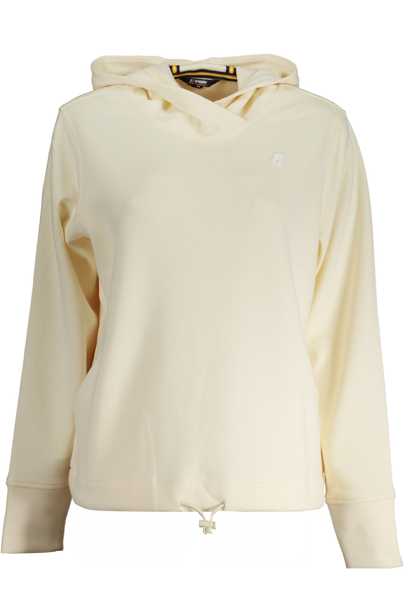 K-WAY WOMEN'S BEIGE ZIP-FREE SWEATSHIRT 