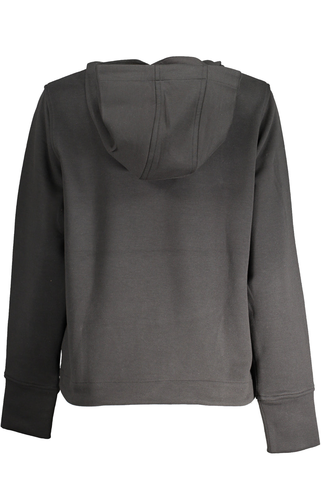 K-WAY WOMEN'S BLACK ZIP-UP SWEATSHIRT 