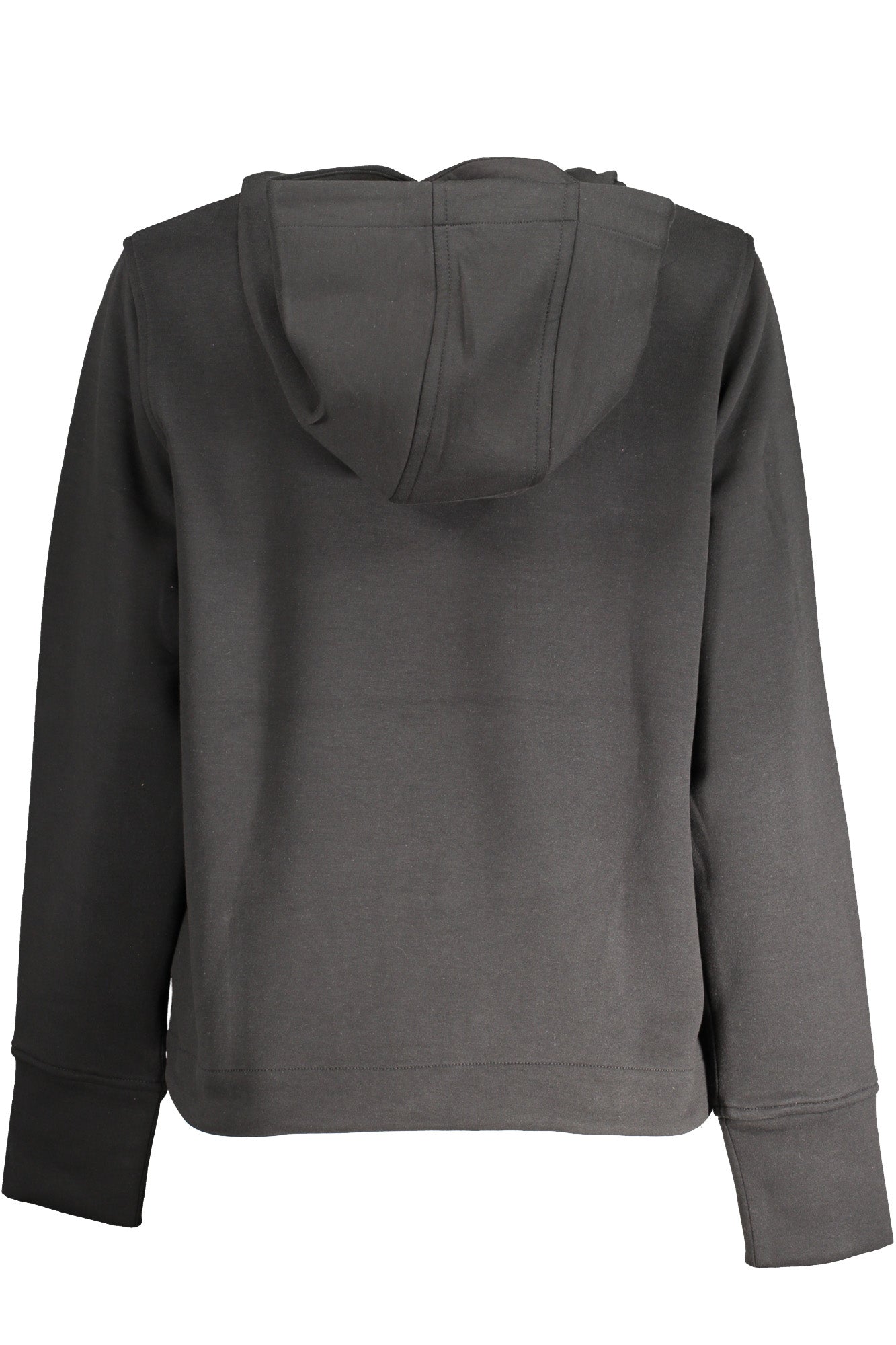 K-WAY WOMEN'S BLACK ZIP-UP SWEATSHIRT 