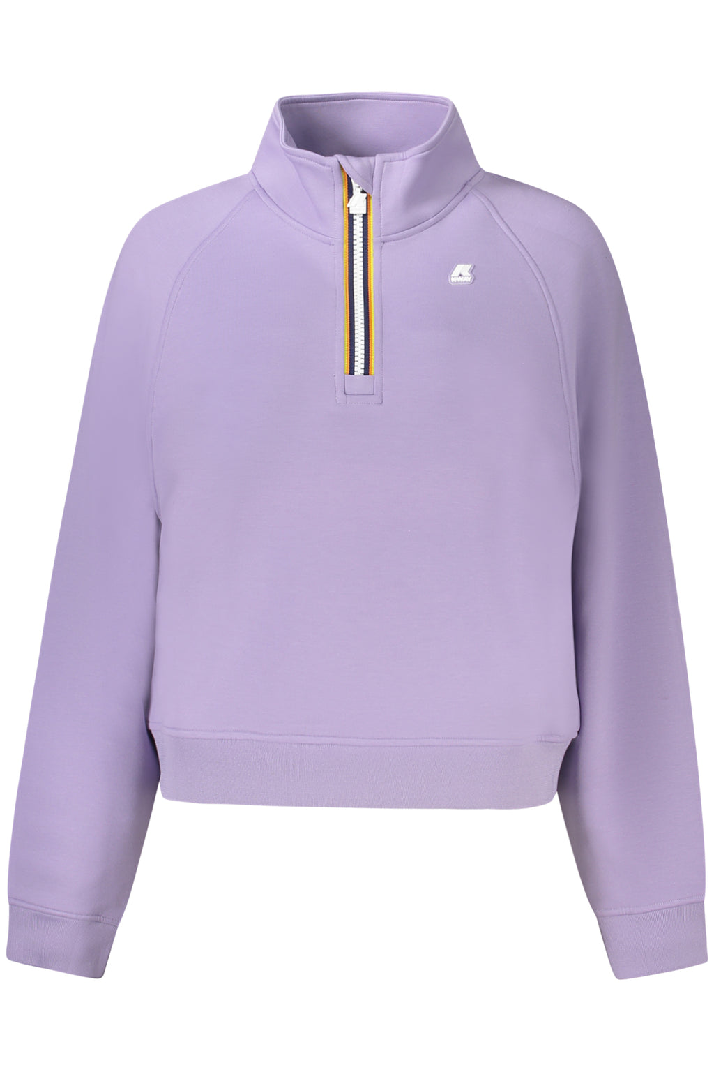 SUDADERA CON CREMALLERA MORADA PARA MUJER K-WAY 