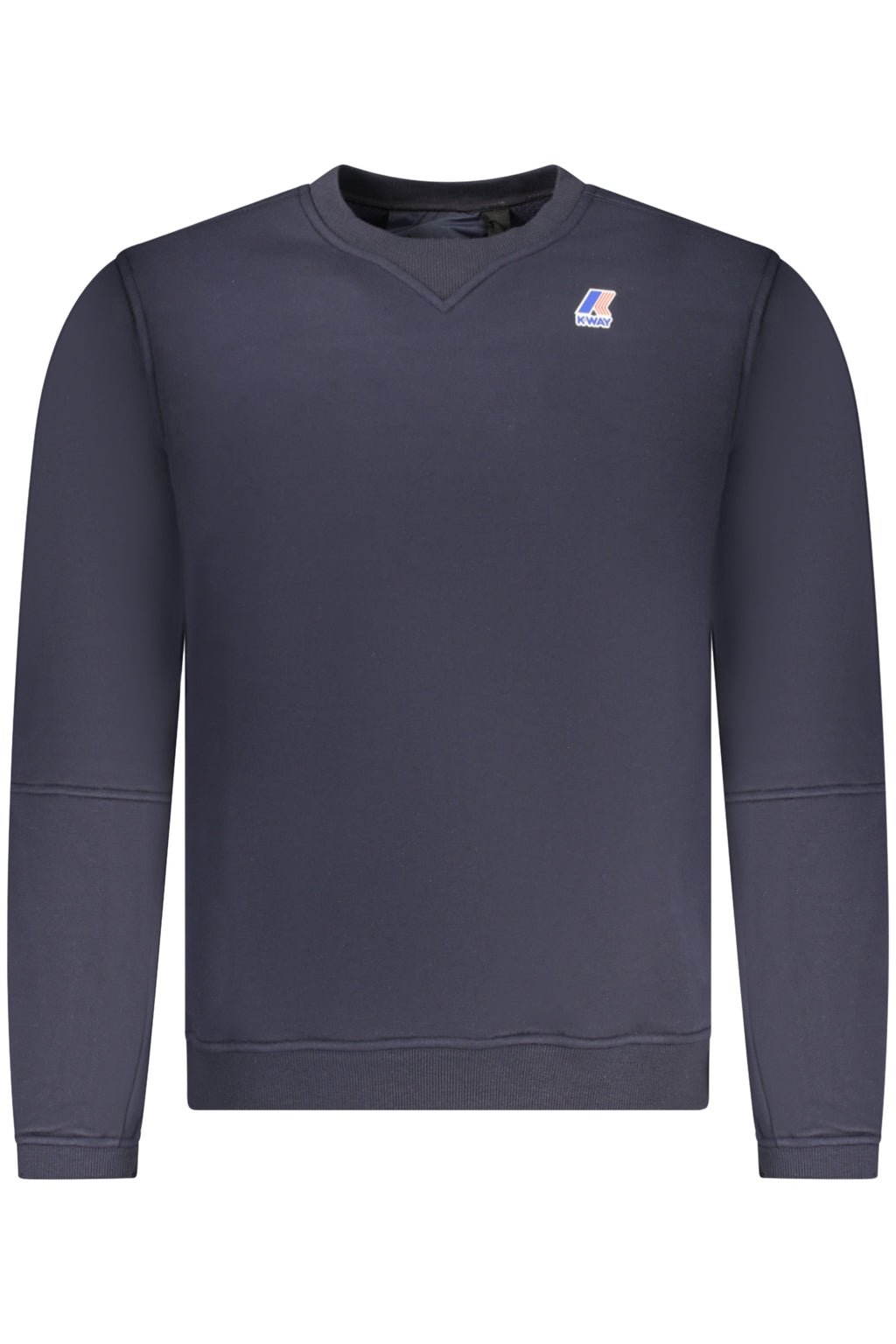 K-WAY MEN'S BLUE ZIP-UP SWEATSHIRT 