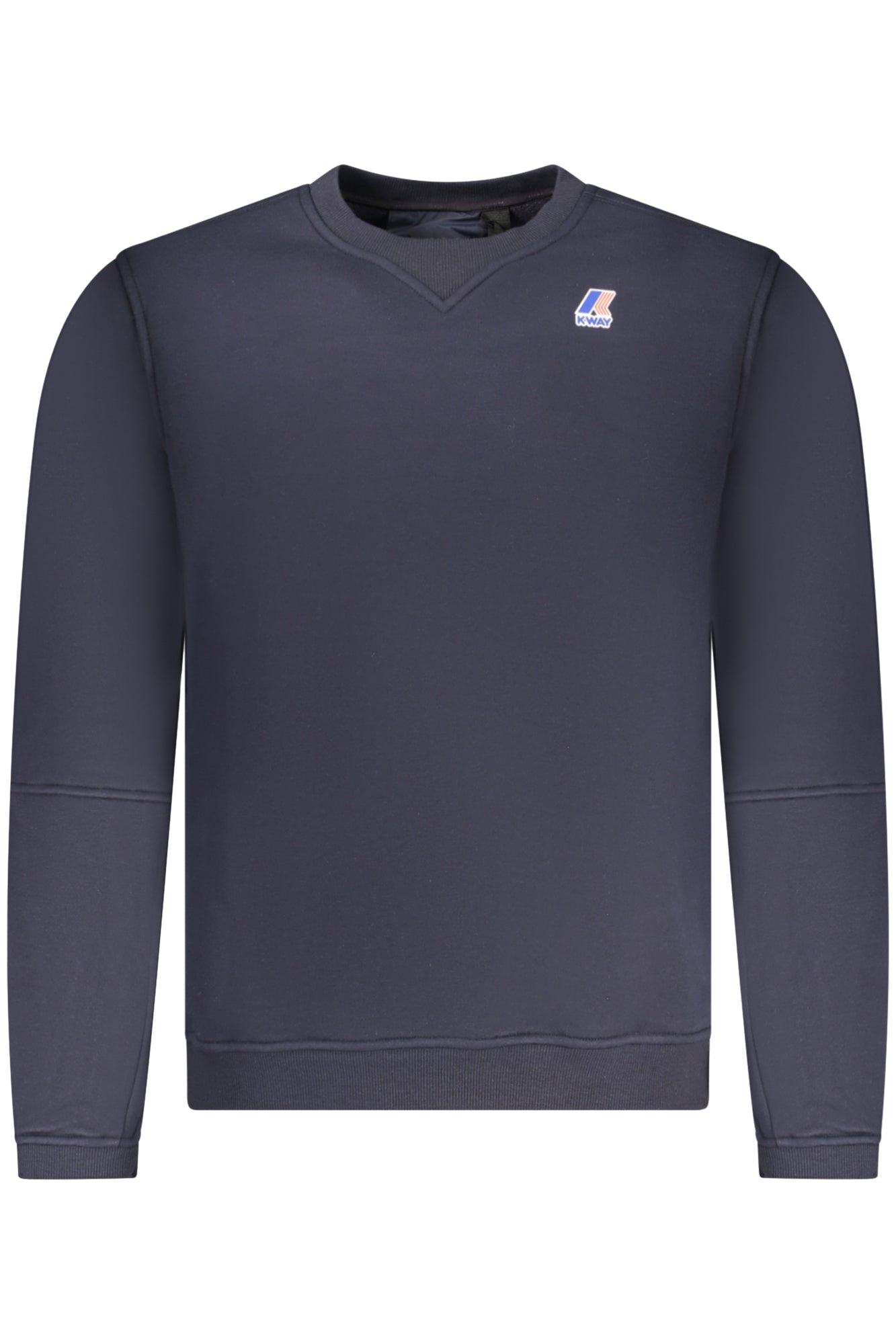 K-WAY MEN'S BLUE ZIP-UP SWEATSHIRT 