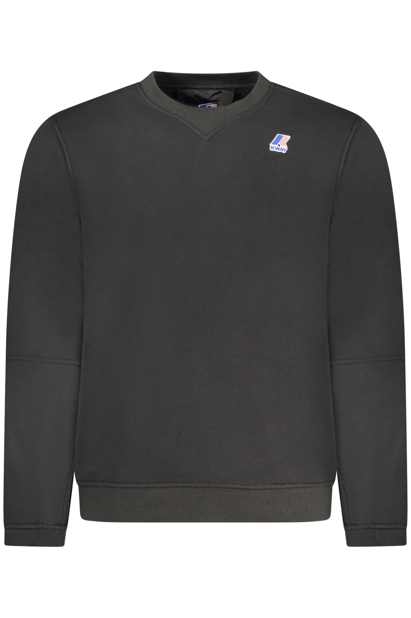 K-WAY MEN'S BLACK ZIP-LESS SWEATSHIRT 