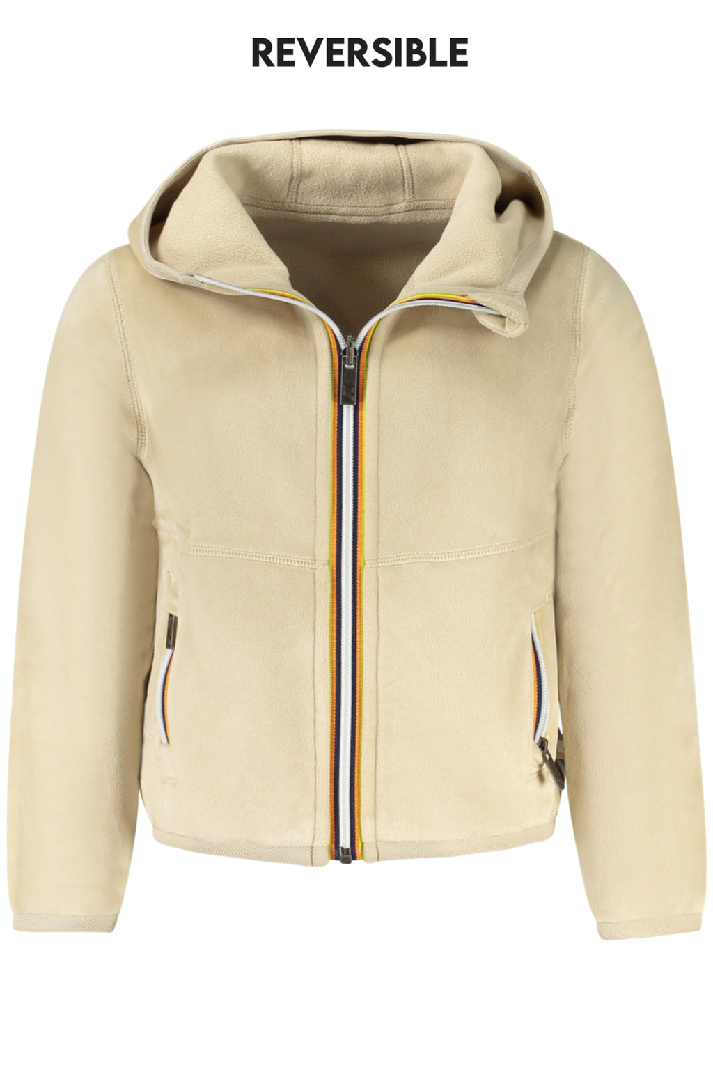 K-WAY GIRLS' BEIGE SPORTS JACKET 
