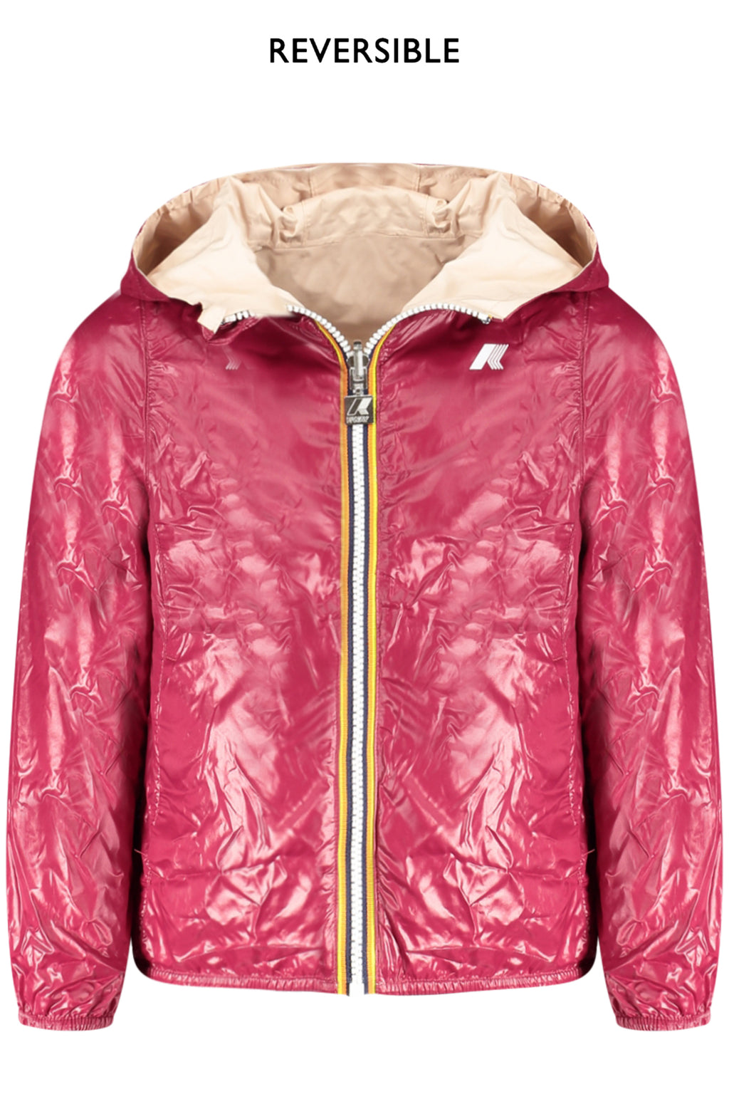 K-WAY SPORTS JACKET FOR GIRLS, PINK 