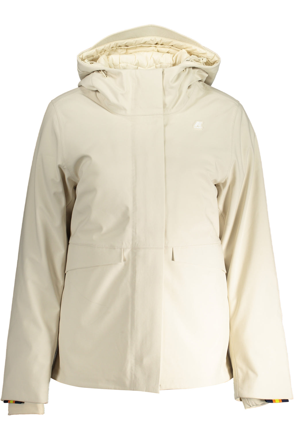 CHAQUETA DEPORTIVA BEIGE K-WAY PARA MUJER 