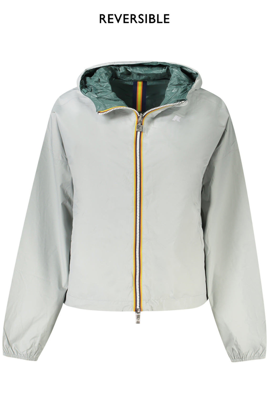 CHAQUETA DEPORTIVA K-WAY MUJER GRIS 