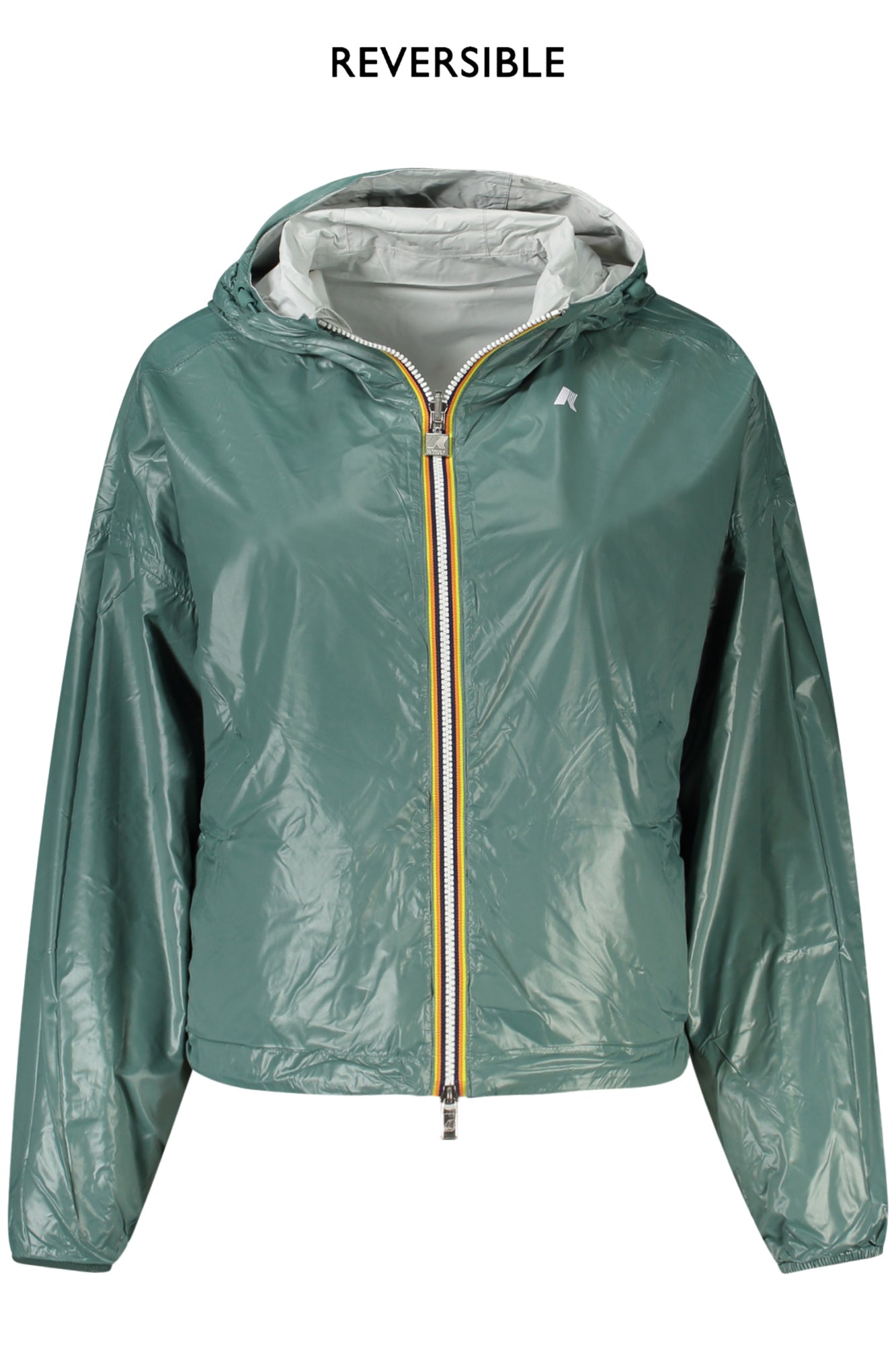 CHAQUETA DEPORTIVA K-WAY MUJER GRIS 