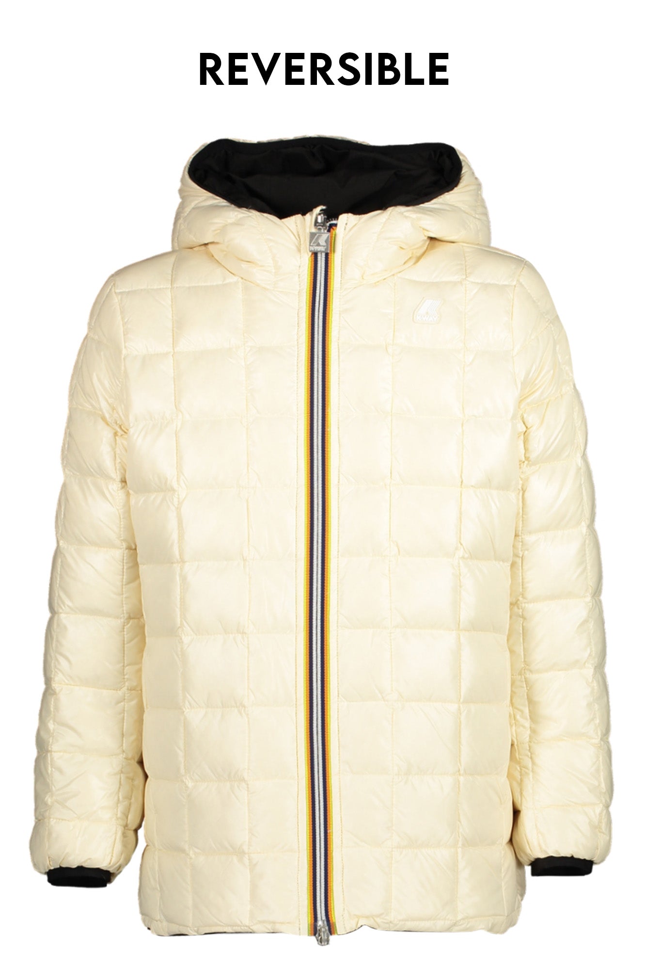 K-WAY JACKET FOR GIRLS, BLACK 