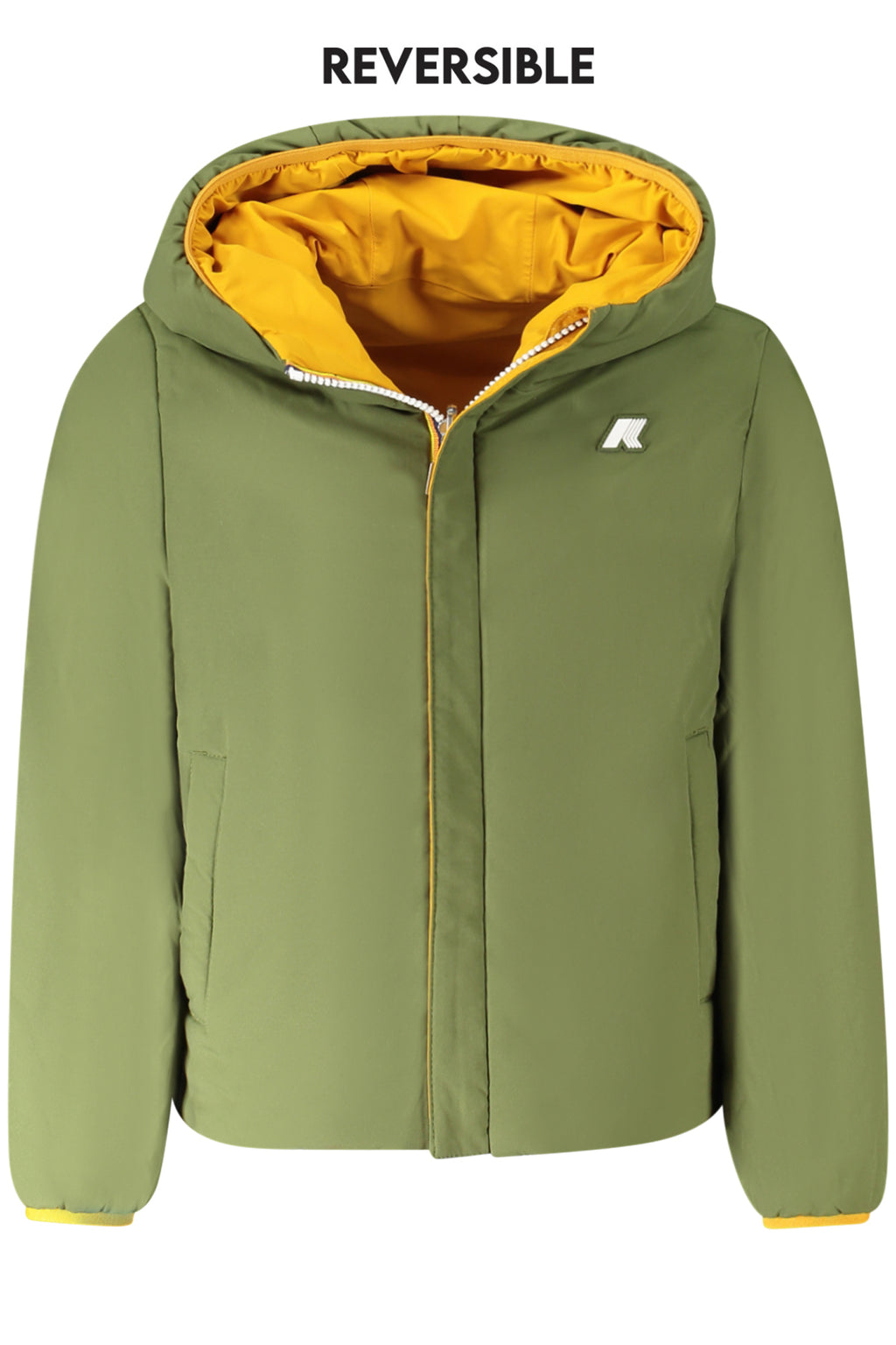 CHAQUETA AMARILLA K-WAY PARA NIÑOS 