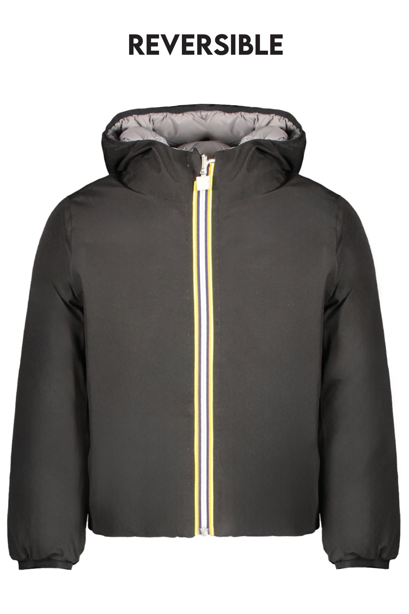 CHAQUETA NEGRA K-WAY PARA NIÑOS 