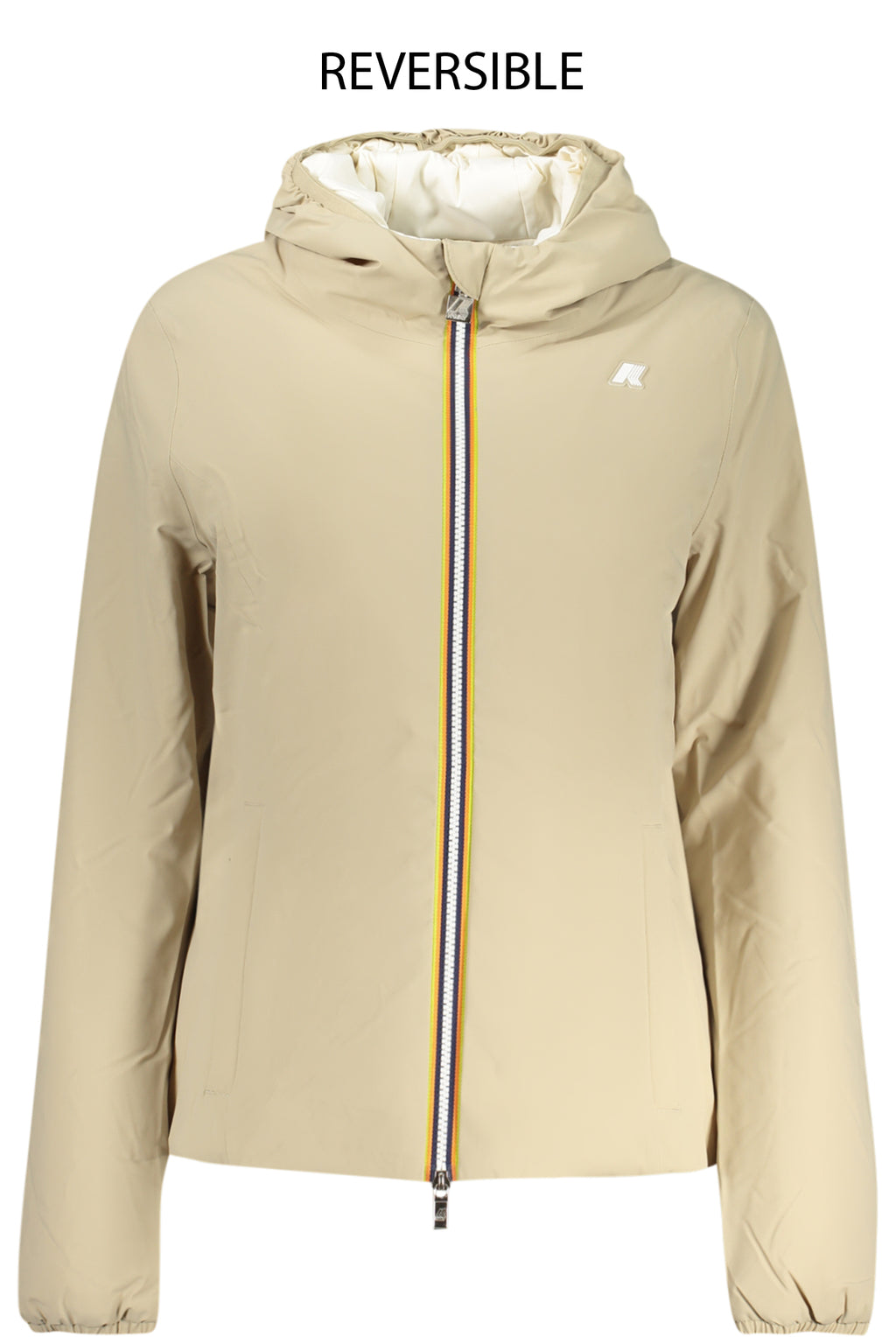 CHAQUETA BEIGE DE MUJER K-WAY 