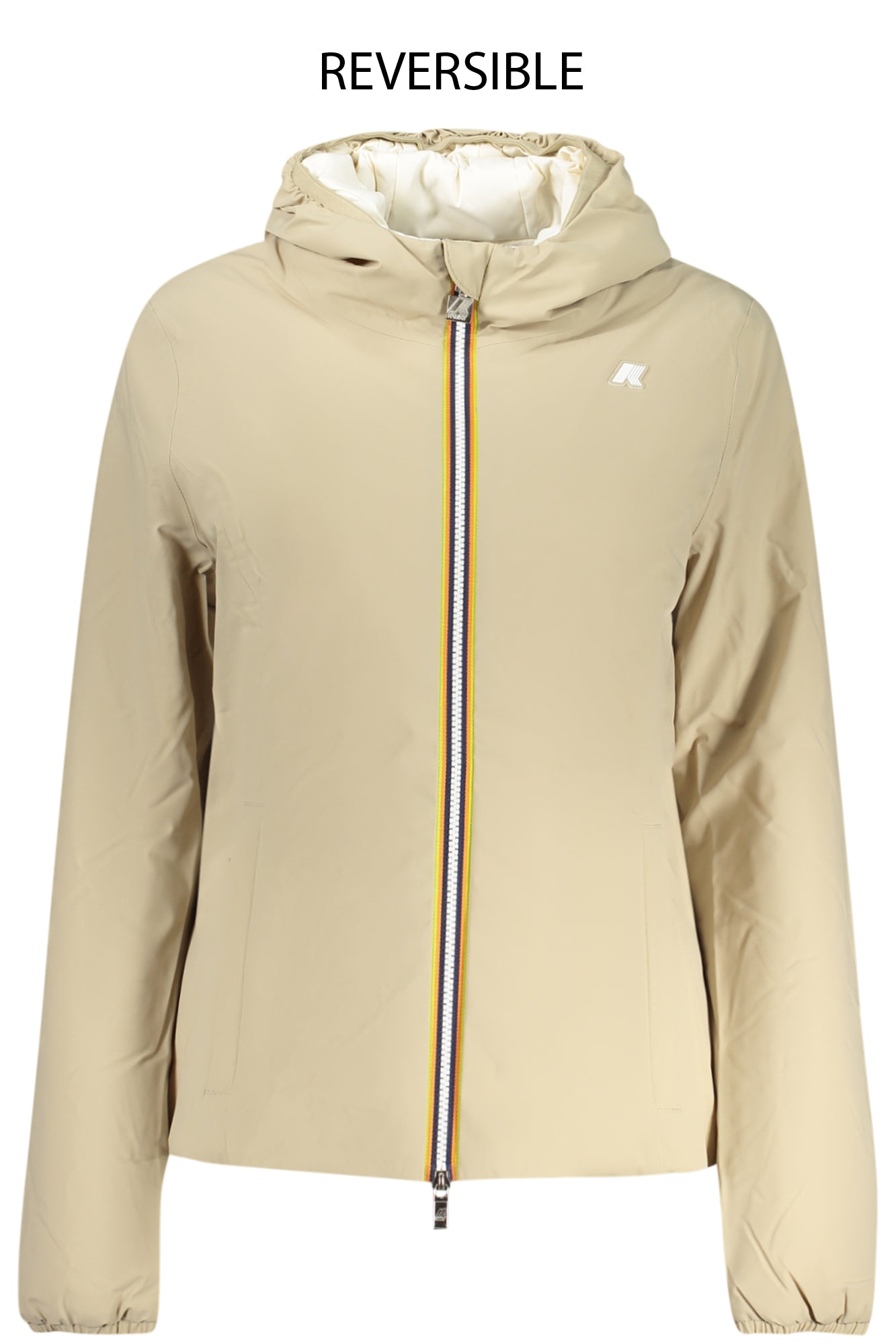 CHAQUETA BEIGE DE MUJER K-WAY 
