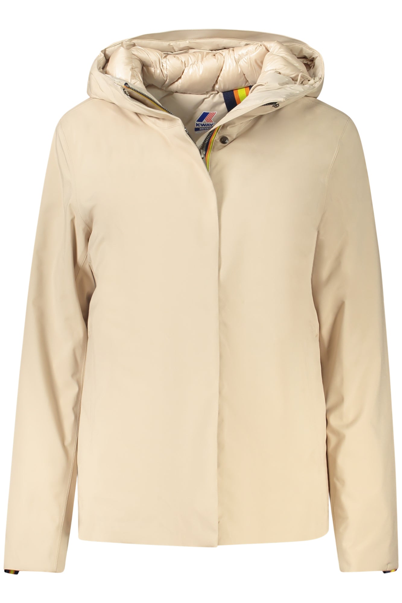 CHAQUETA BEIGE DE MUJER K-WAY 