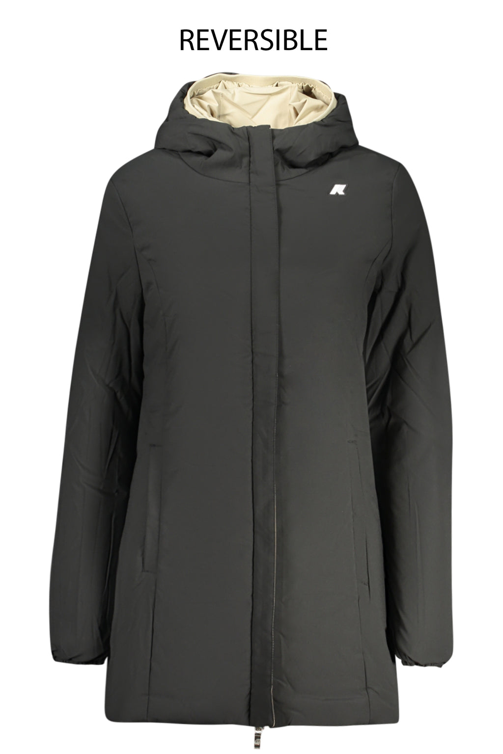 CHAQUETA BEIGE DE MUJER K-WAY 