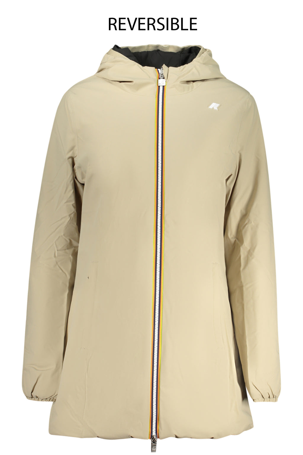 CHAQUETA BEIGE DE MUJER K-WAY 