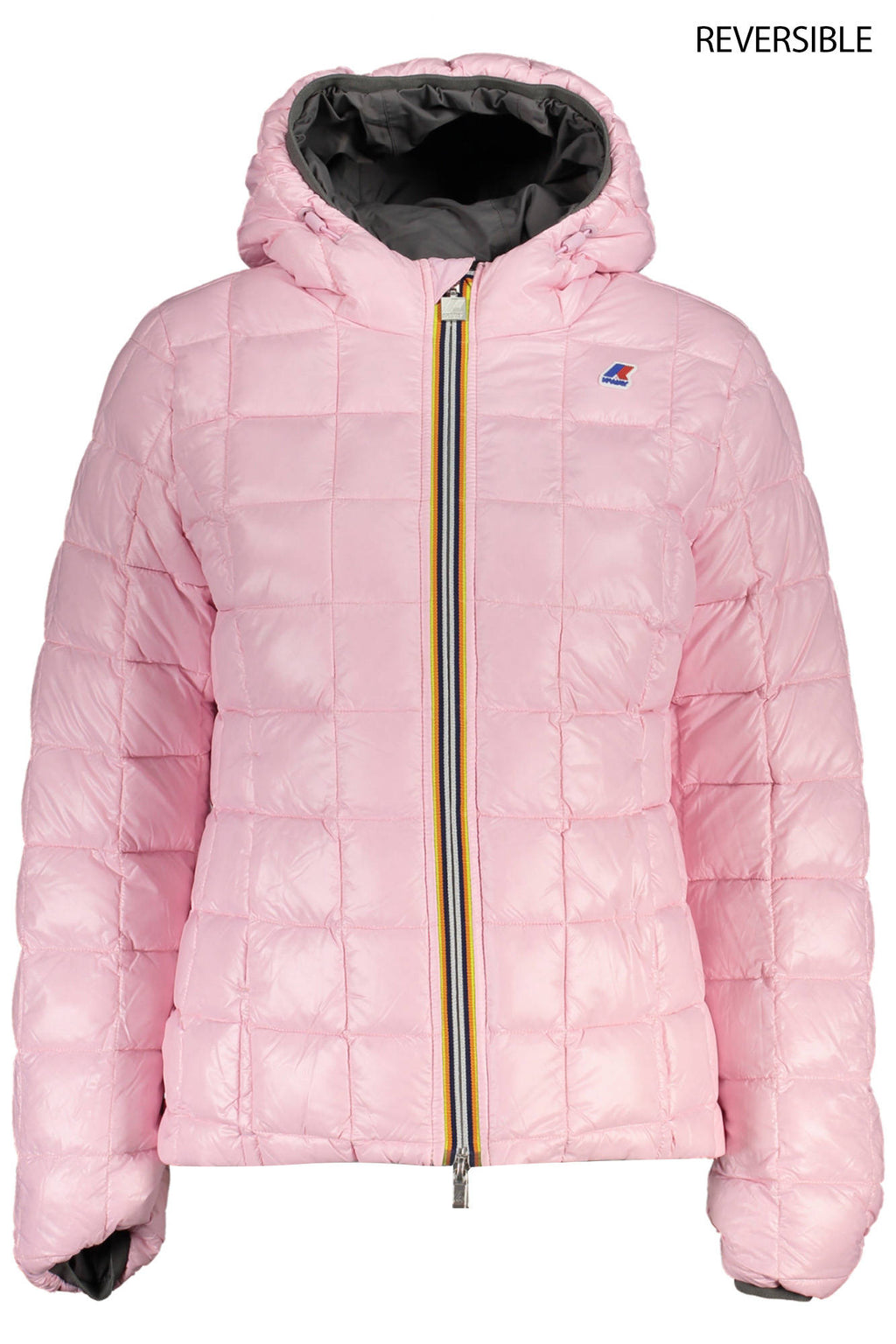 CHAQUETA GRIS DE MUJER K-WAY 