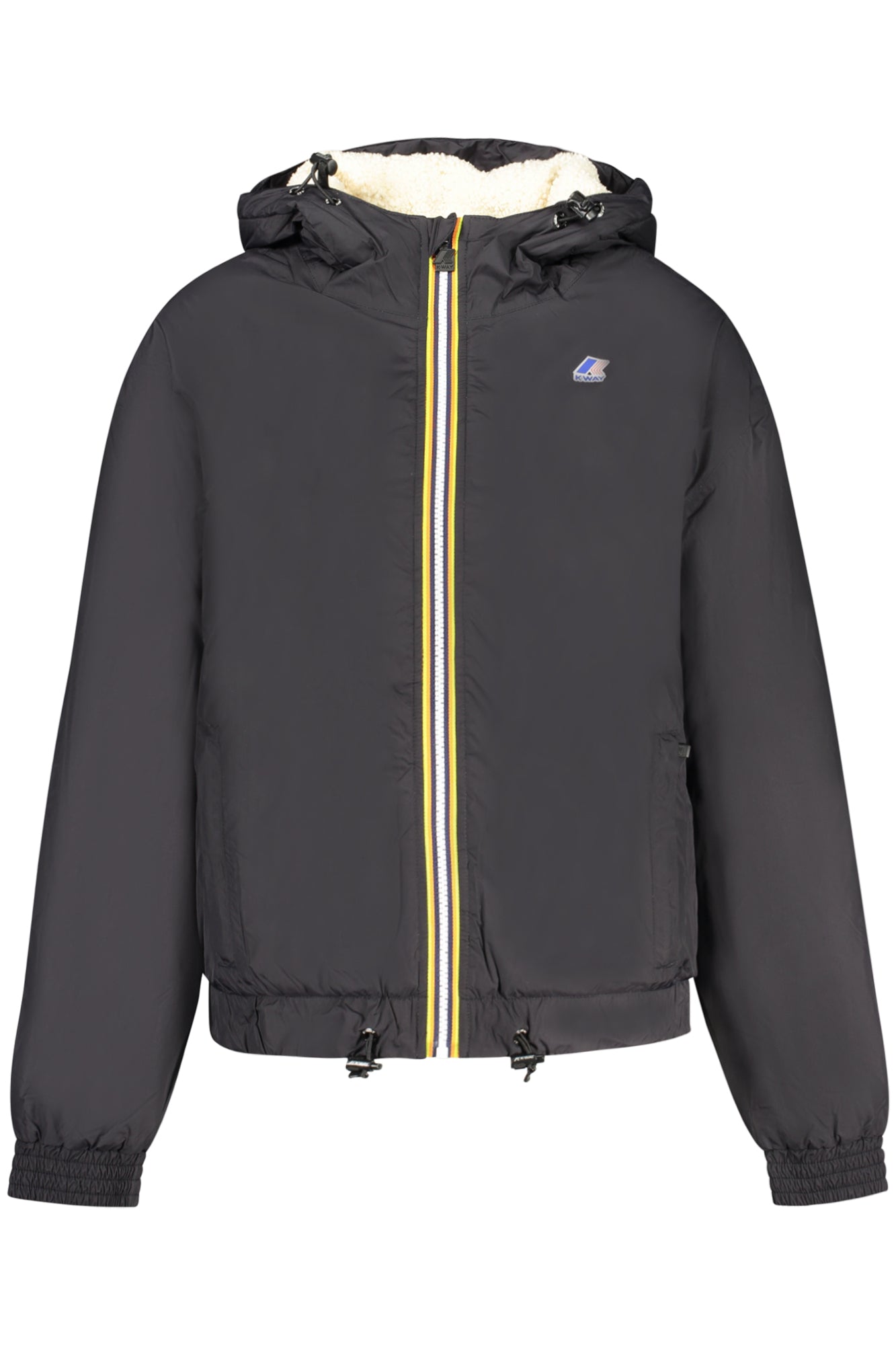 CHAQUETA NEGRA DE MUJER K-WAY 