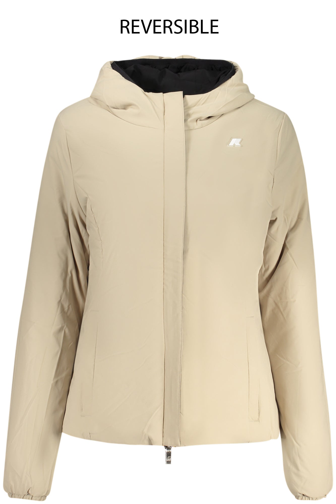 CHAQUETA NEGRA DE MUJER K-WAY 