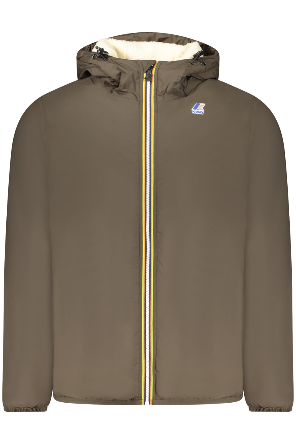 K-WAY MEN'S BROWN JACKET 