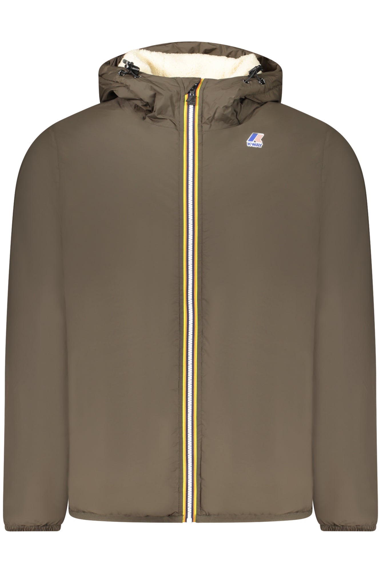CHAQUETA MARRÓN K-WAY PARA HOMBRE 
