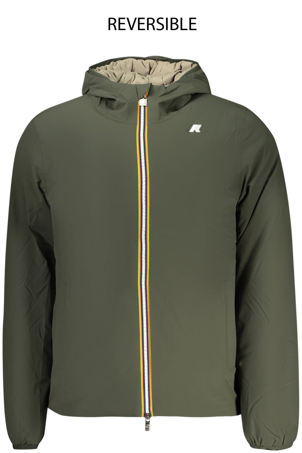 K-WAY MEN'S GREEN JACKET 