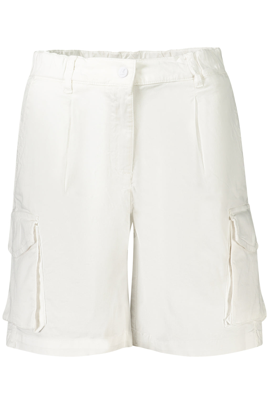 K-WAY WOMEN'S WHITE BERMUDA PANTS 