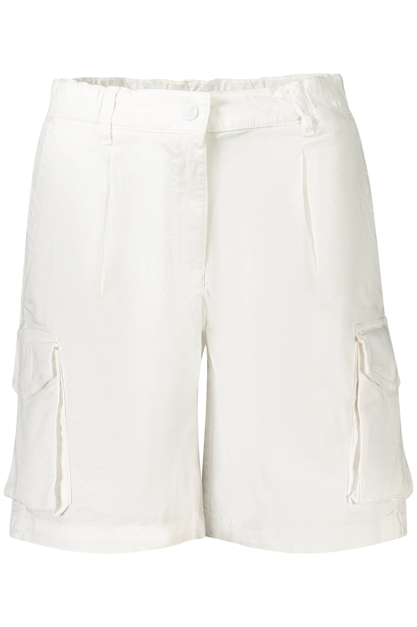 K-WAY WOMEN'S WHITE BERMUDA PANTS 