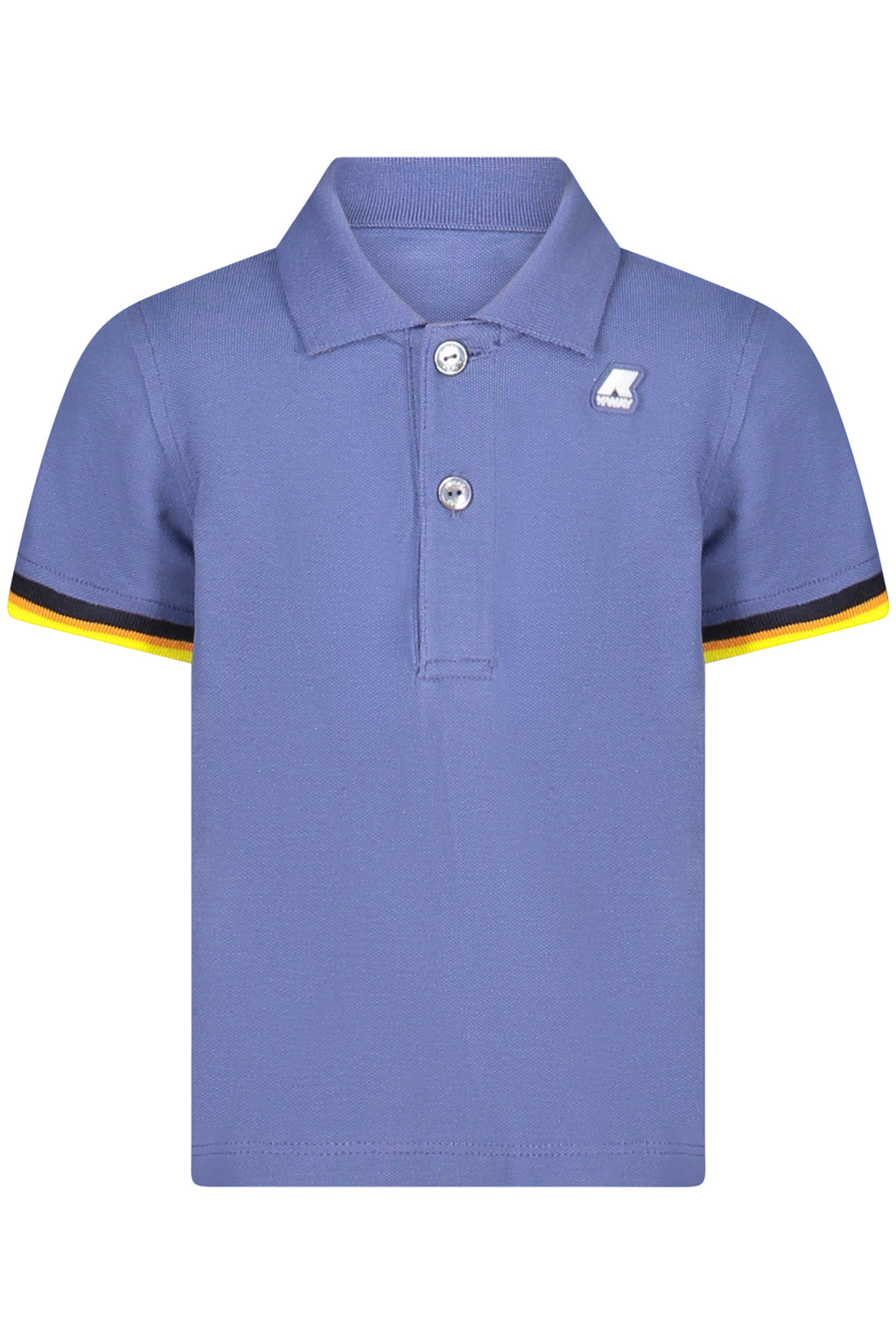 POLO DE MANGA CORTA K-WAY PARA NIÑO, AZUL 
