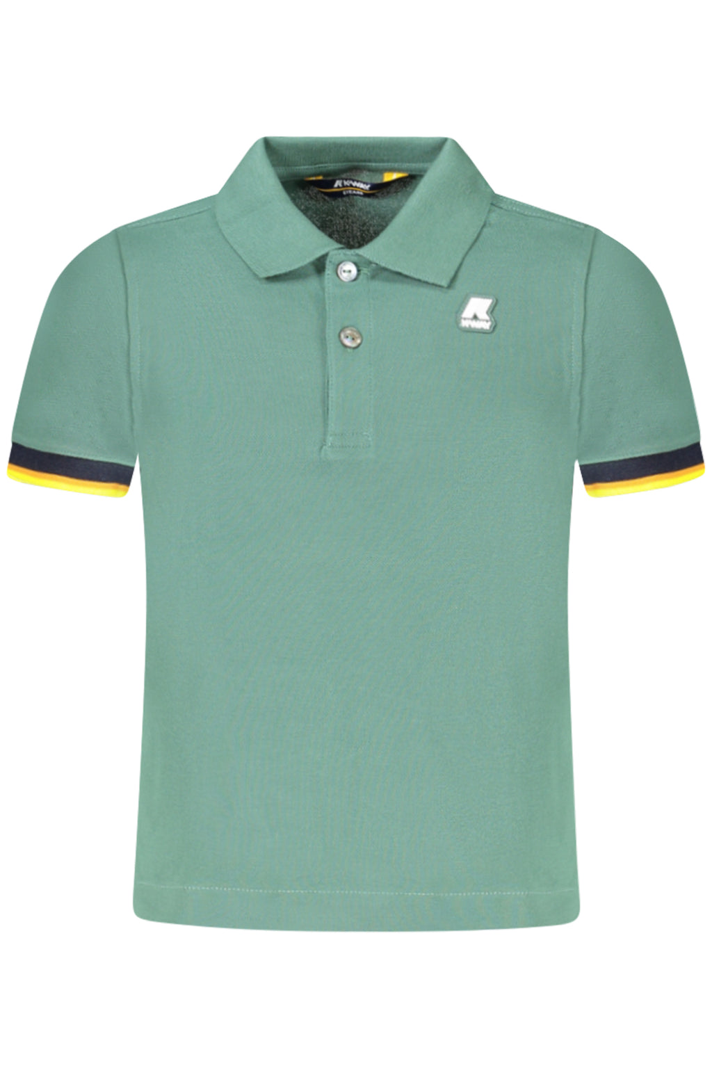 POLO DE MANGA CORTA K-WAY PARA NIÑO, VERDE 