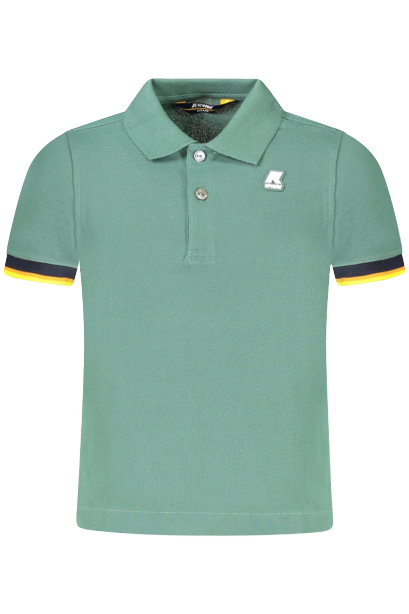 POLO DE MANGA CORTA K-WAY PARA NIÑO, VERDE 