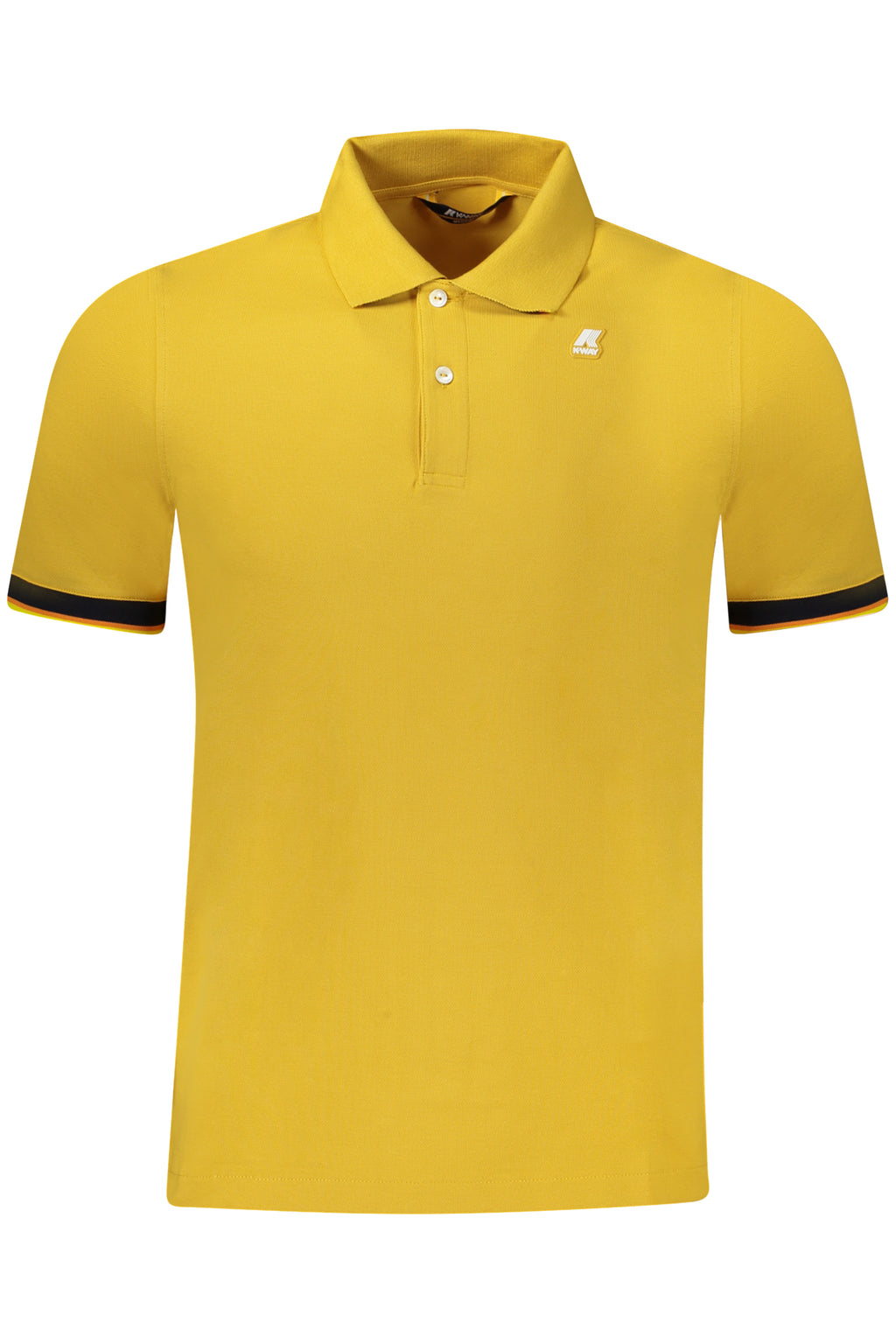 K-WAY MEN'S SHORT-SLEEVE POLO SHIRT YELLOW 
