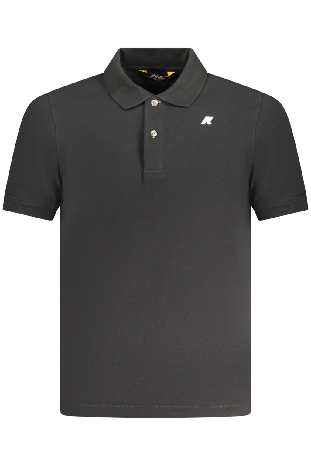 K-WAY POLO MANICHE CORTE UOMO NERO