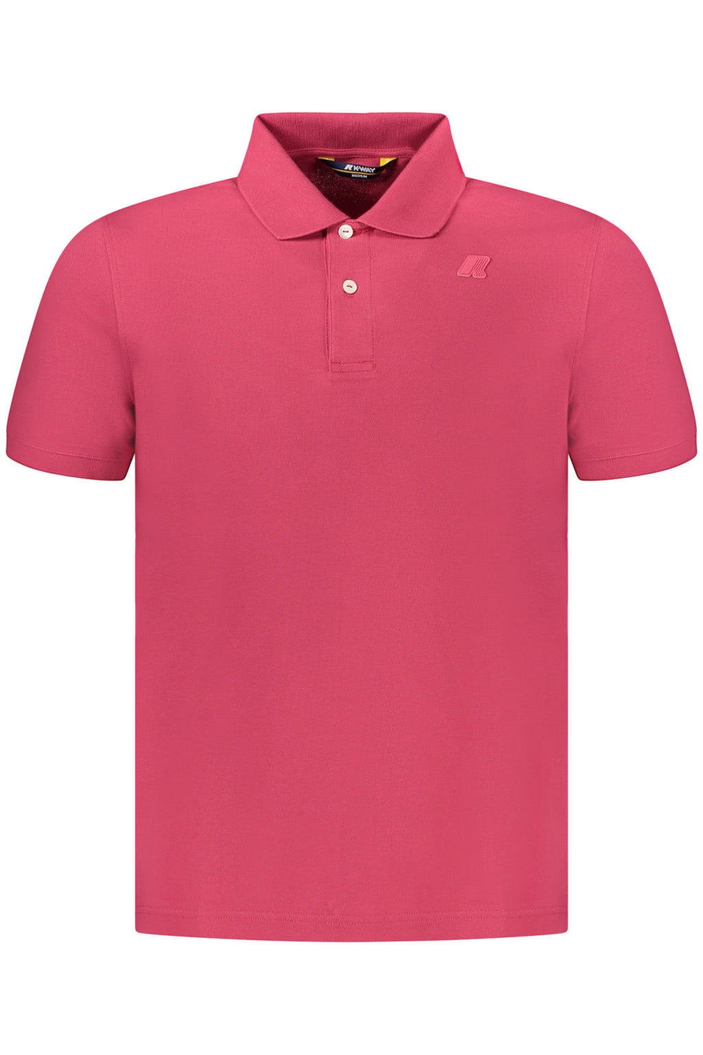 K-WAY POLO MANICHE CORTE UOMO ROSA
