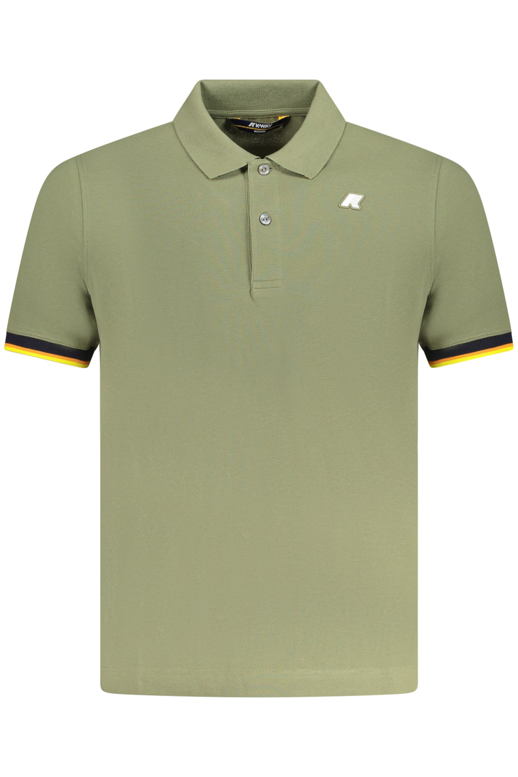 K-WAY POLO MANICHE CORTE UOMO VERDE