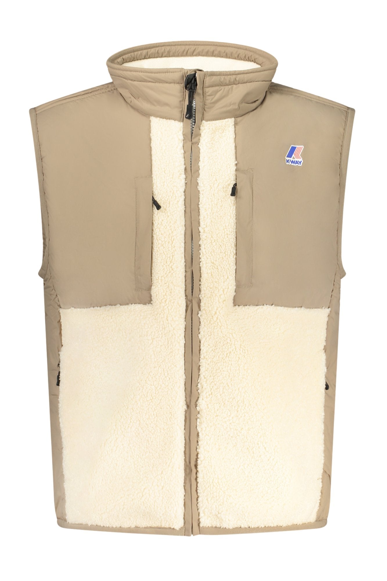 CHAQUETA SIN MANGAS BEIGE K-WAY PARA HOMBRE 