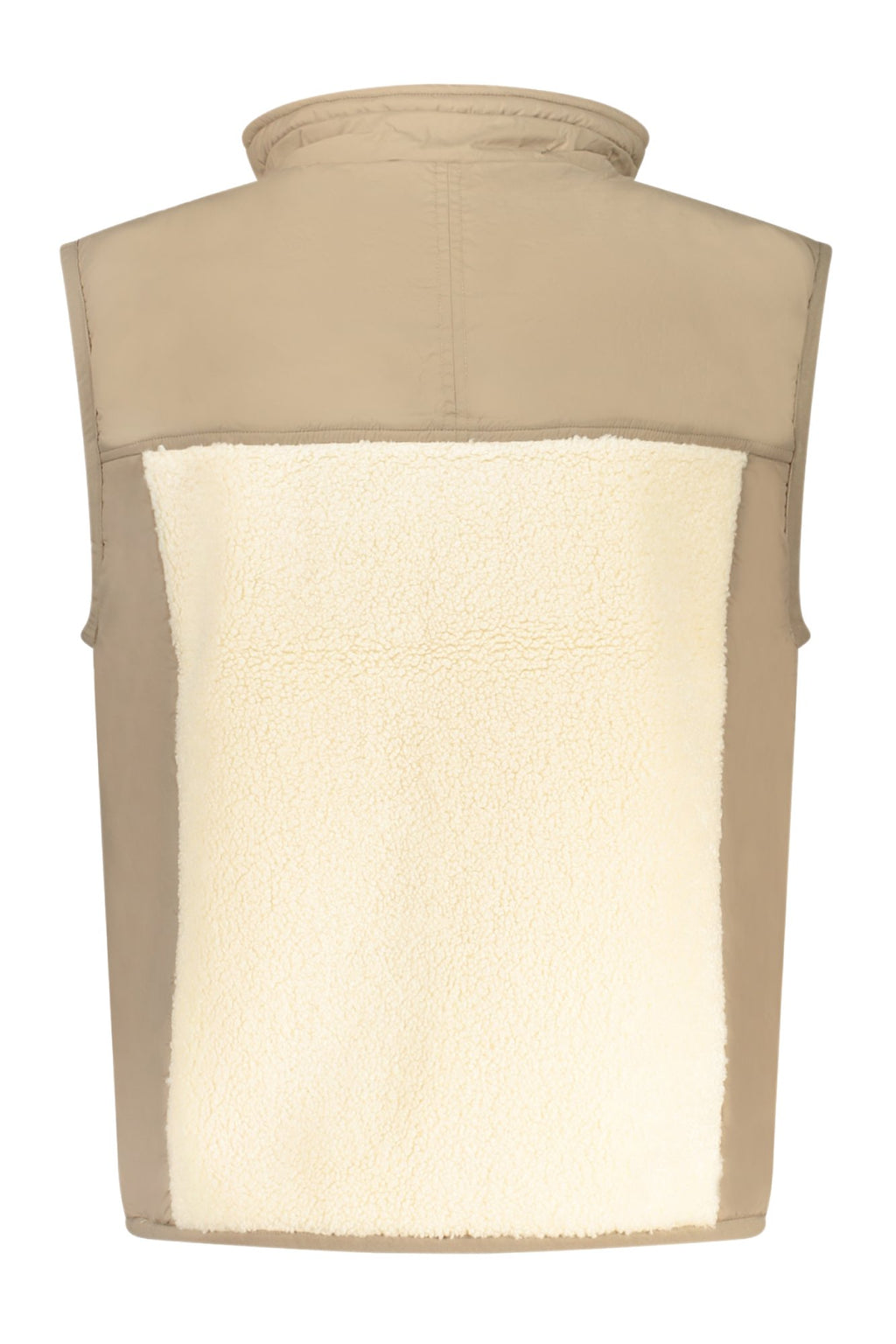 K-WAY MEN'S BEIGE SLEEVELESS JACKET 