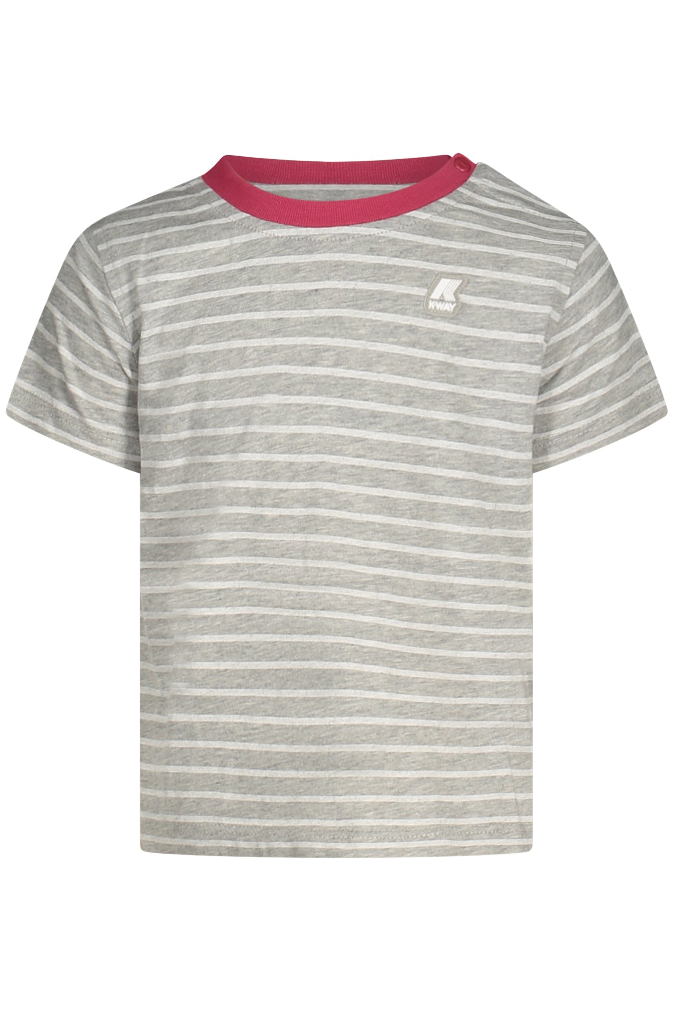 K-WAY T-SHIRT MANICHE CORTE BAMBINA GRIGIO