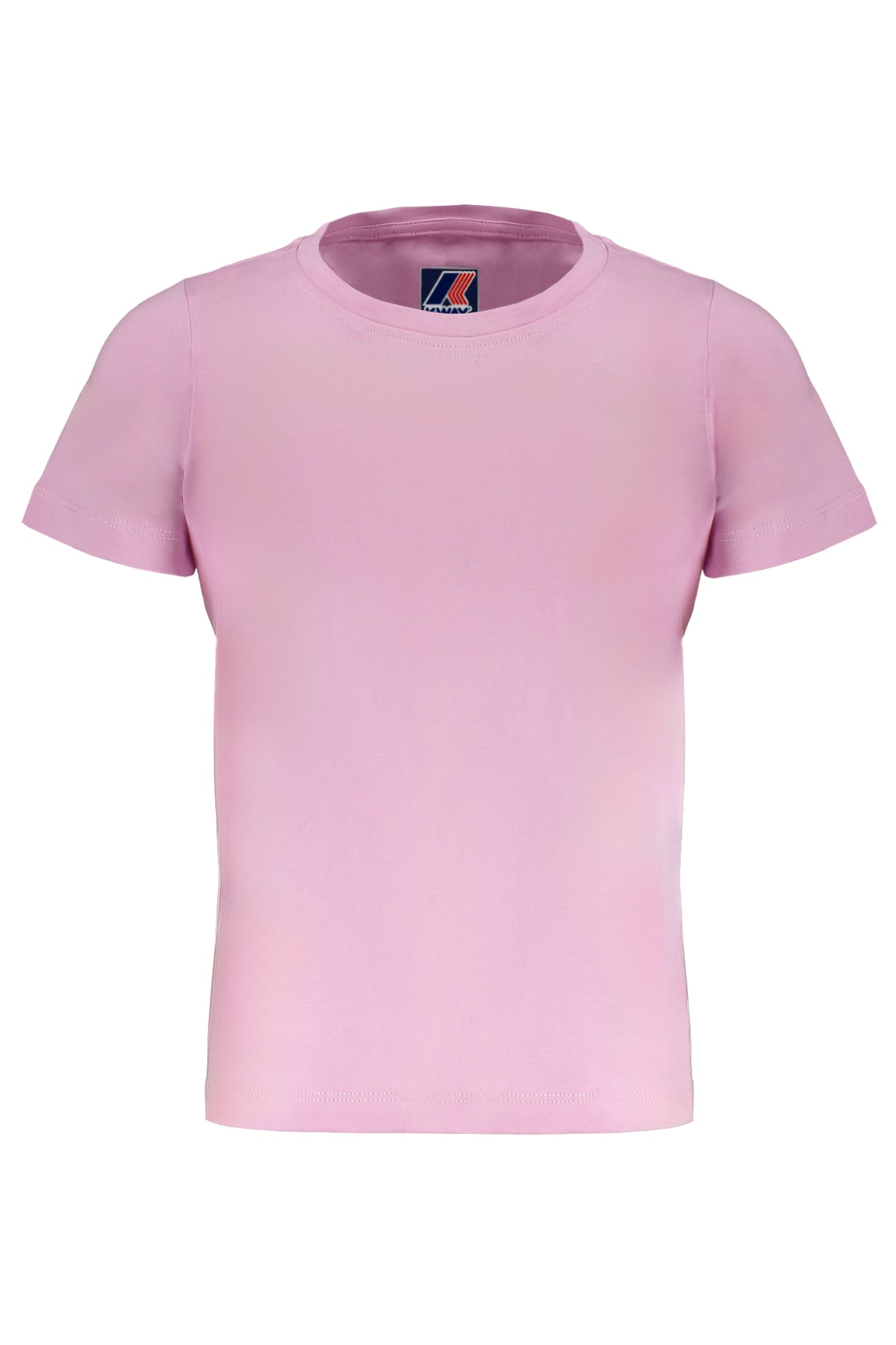 K-WAY T-SHIRT MANICHE CORTE BAMBINA ROSA