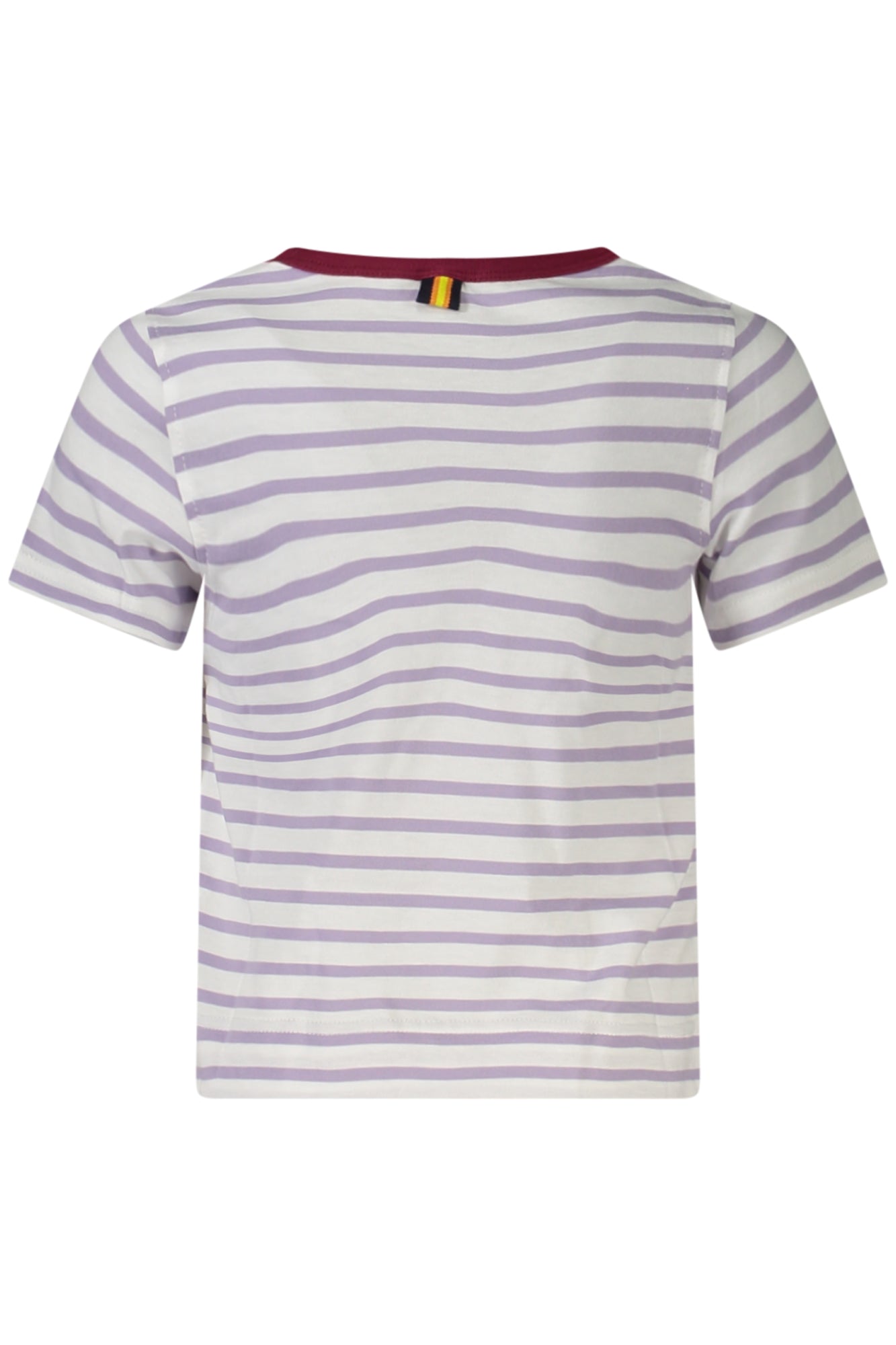 K-WAY T-SHIRT MANICHE CORTE BAMBINA VIOLA