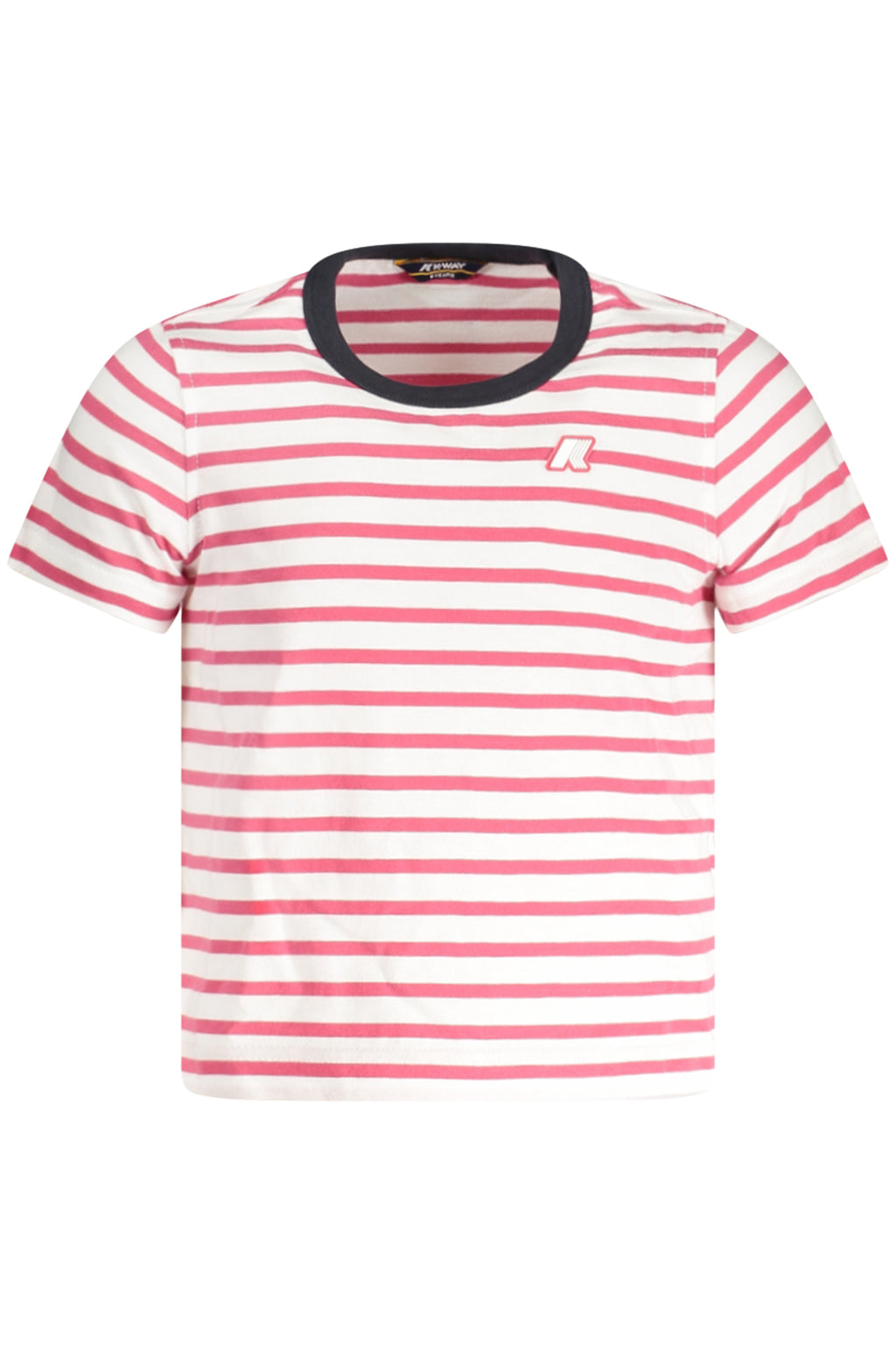 CAMISETA DE MANGA CORTA K-WAY PARA NIÑO, BLANCA 