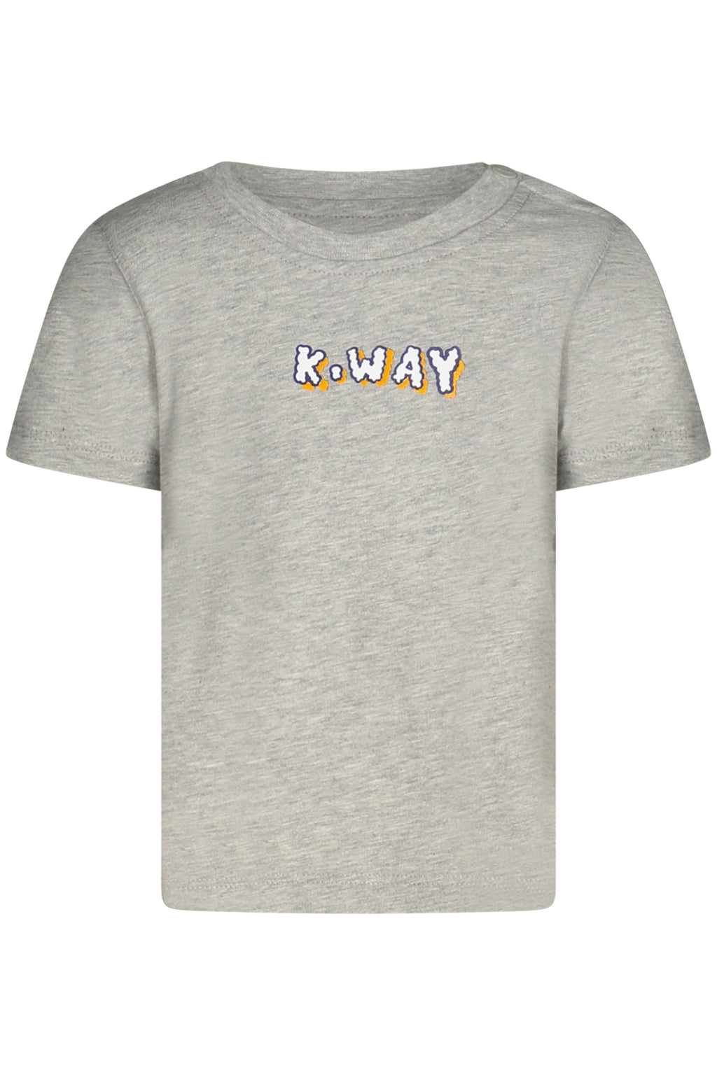 CAMISETA DE MANGA CORTA K-WAY PARA NIÑO, GRIS 