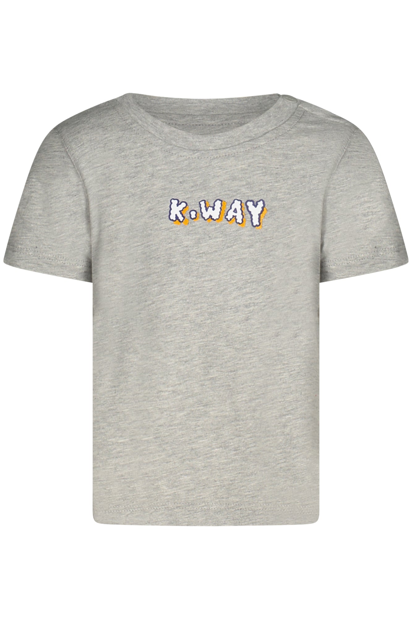 CAMISETA DE MANGA CORTA K-WAY PARA NIÑO, GRIS 