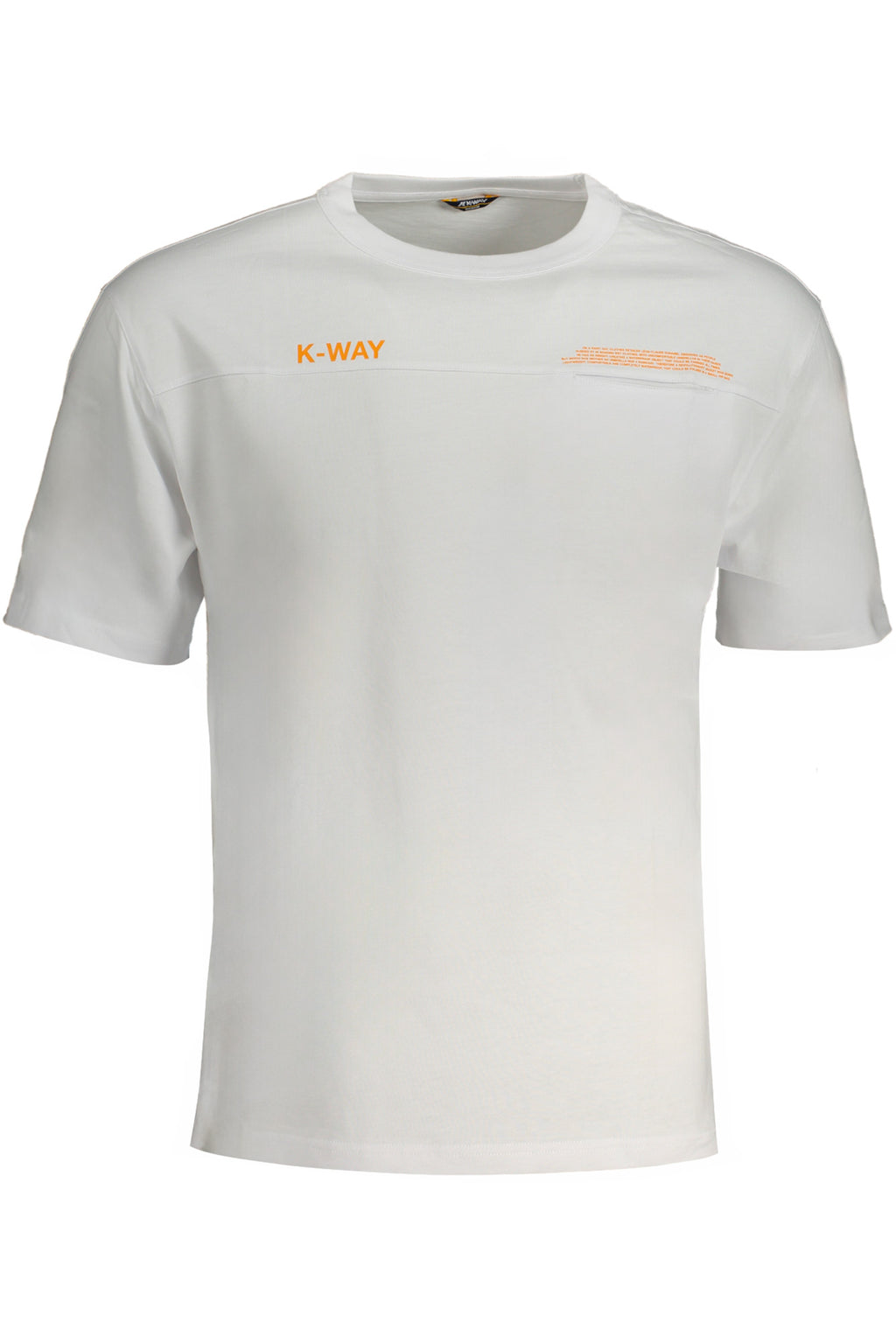 CAMISETA DE MANGA CORTA K-WAY PARA HOMBRE BLANCA 