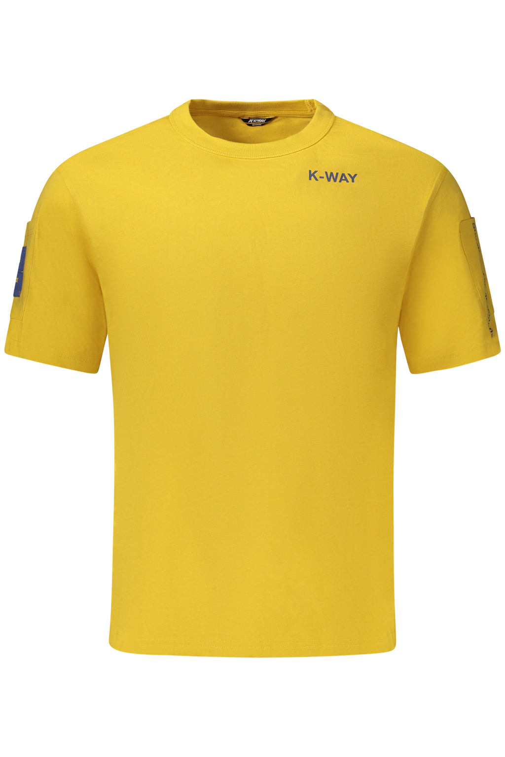 CAMISETA DE MANGA CORTA K-WAY PARA HOMBRE AMARILLA 